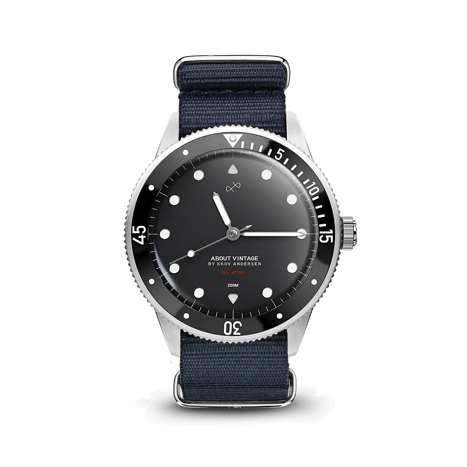 1926 At'sea, Steel / Black – 39MM