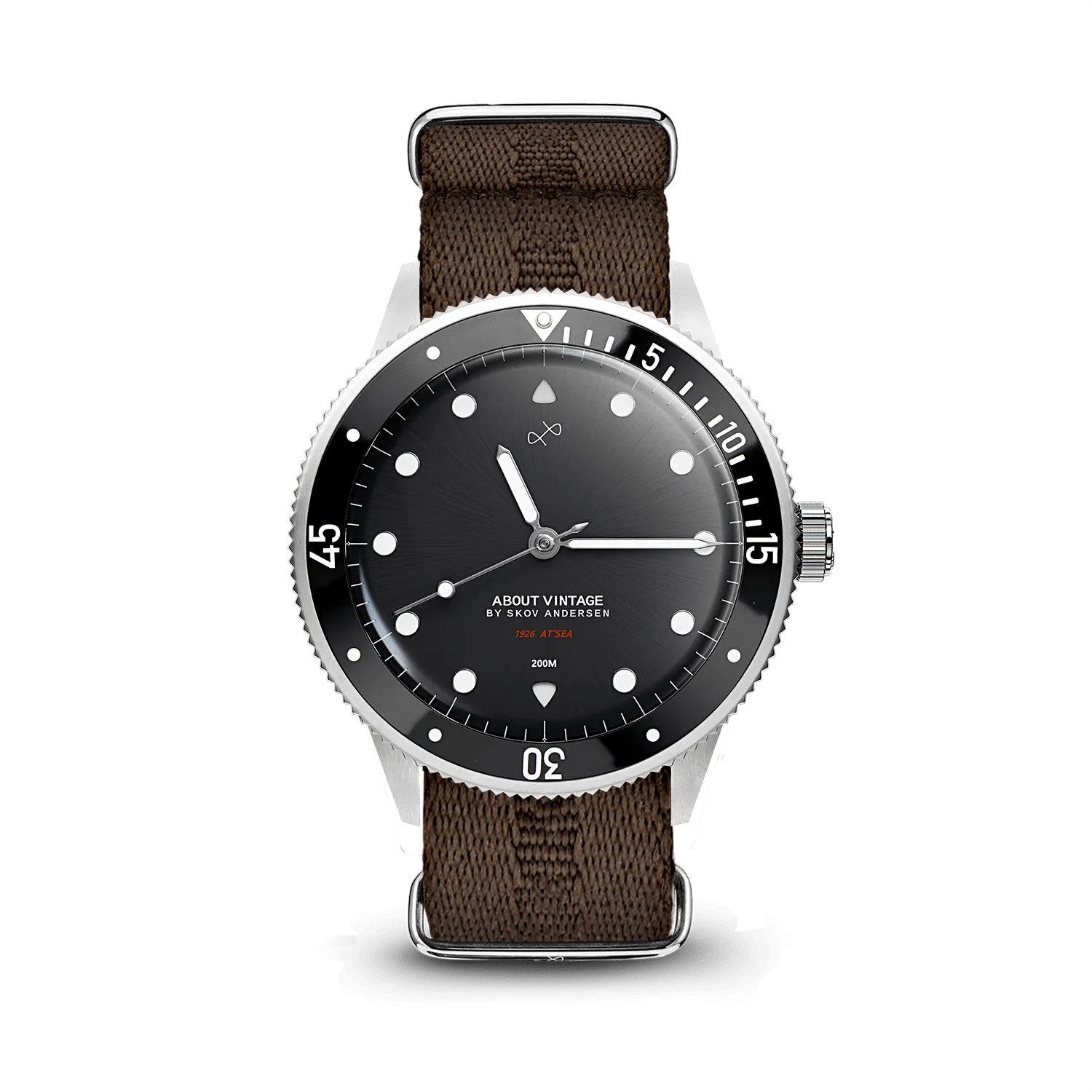 1926 At'sea, Steel / Black – 39MM