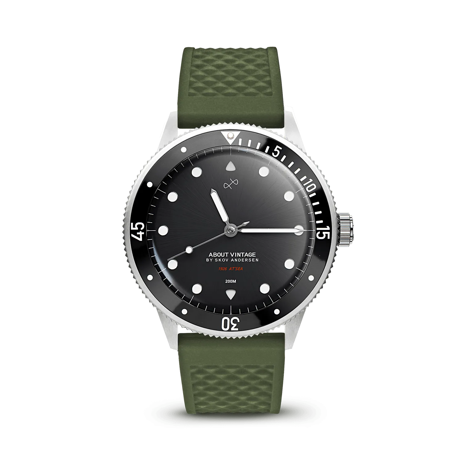 1926 At'sea, Steel / Black – 39MM