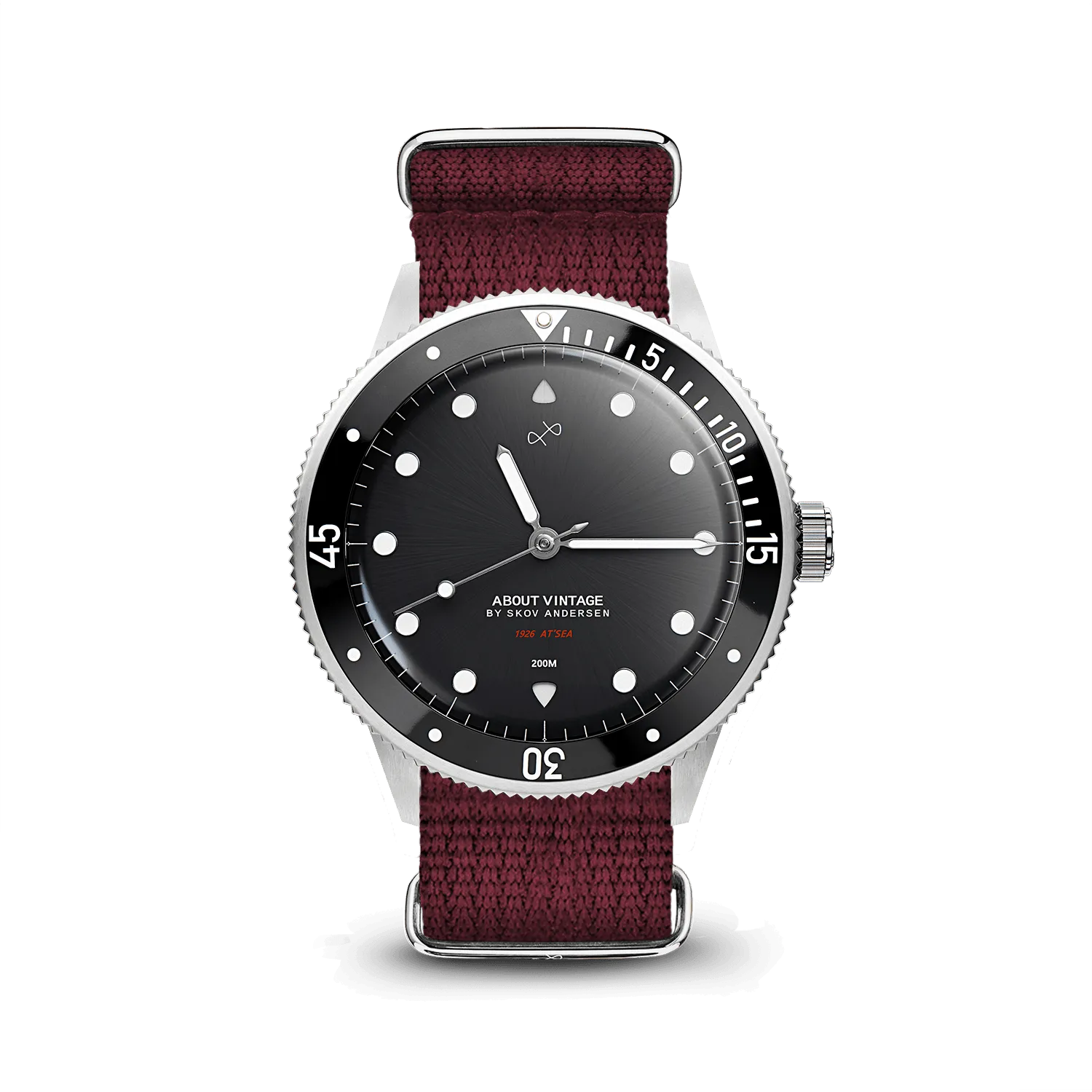 1926 At'sea, Steel / Black – 39MM