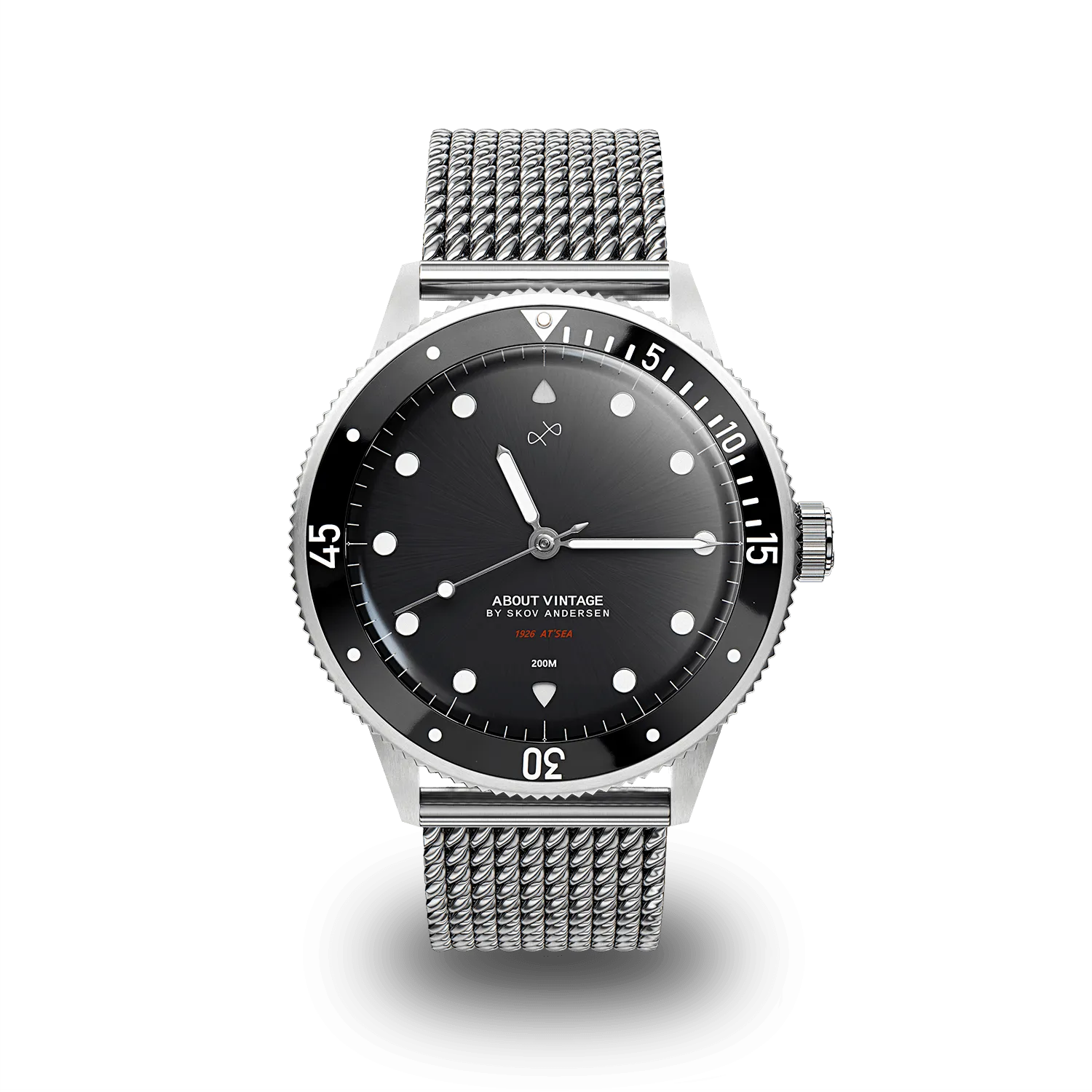 1926 At'sea, Steel / Black – 39MM
