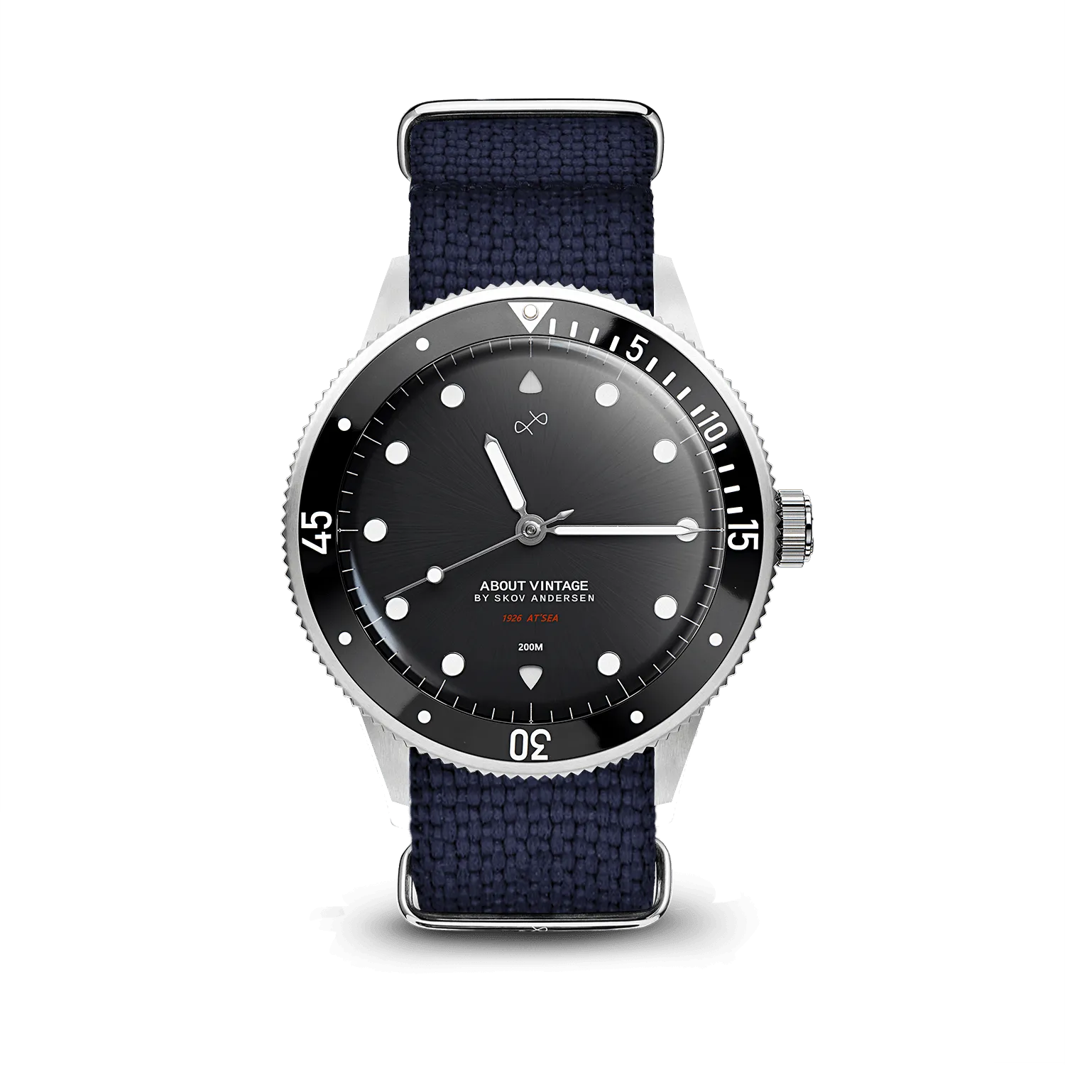 1926 At'sea, Steel / Black – 39MM