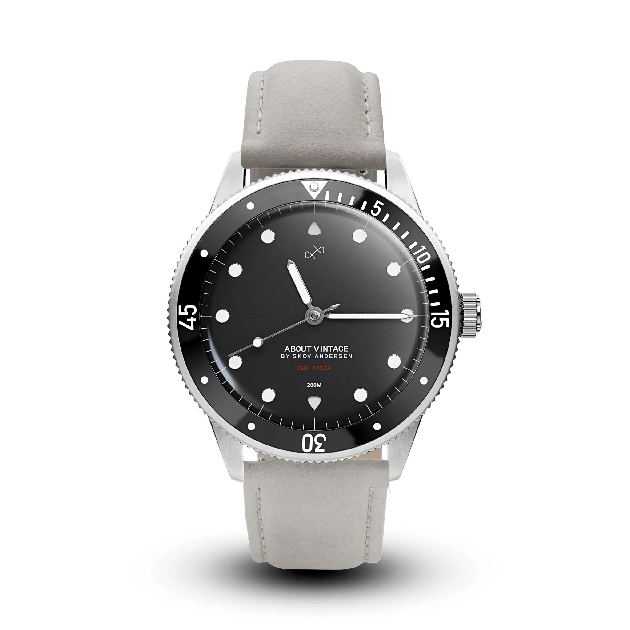 1926 At'sea, Steel / Black – 39MM