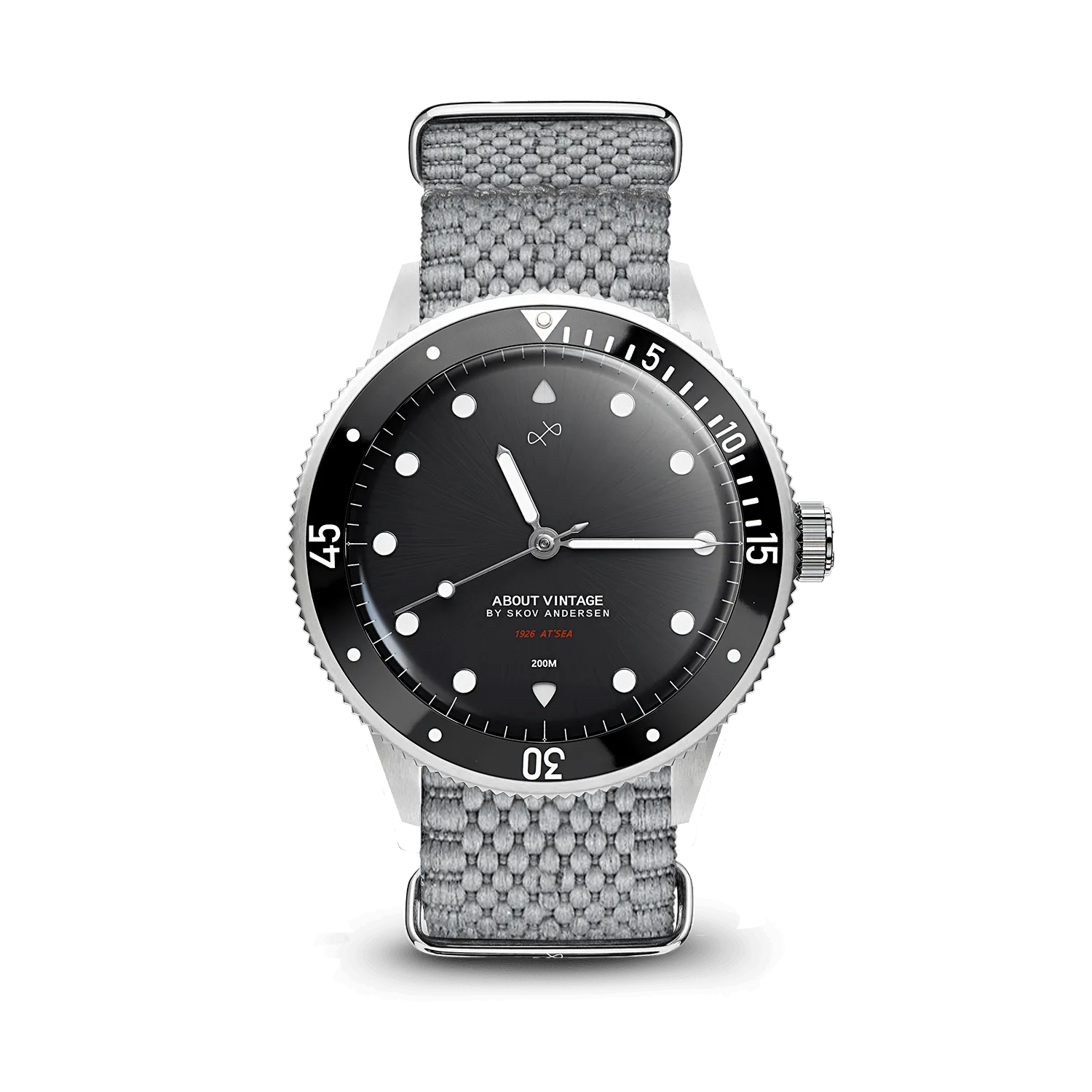 1926 At'sea, Steel / Black – 39MM
