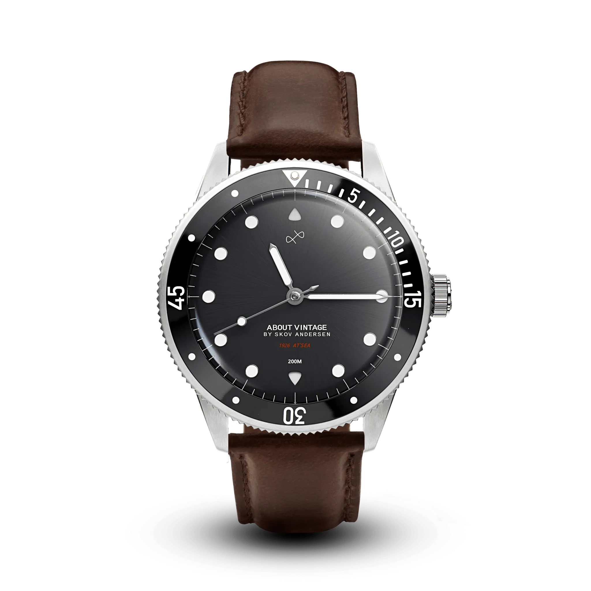 1926 At'sea, Steel / Black – 39MM