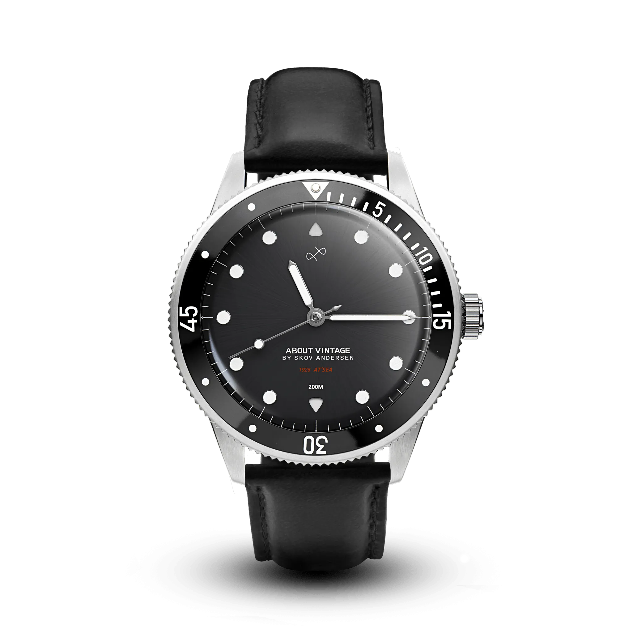 1926 At'sea, Steel / Black – 39MM