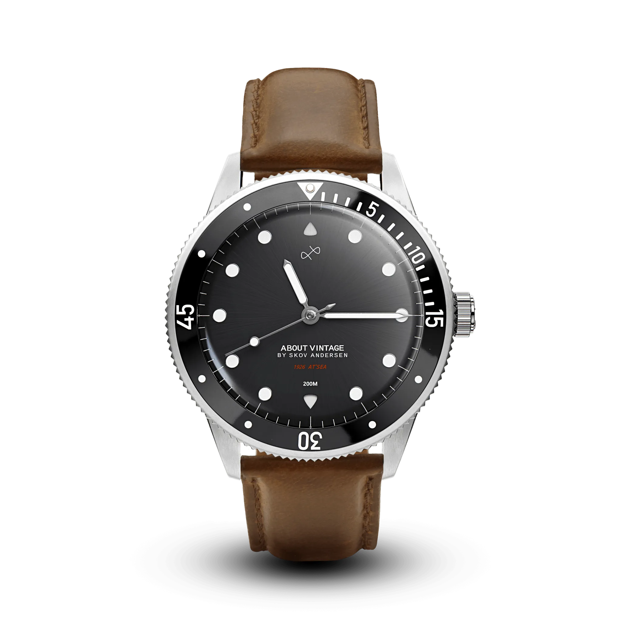 1926 At'sea, Steel / Black – 39MM