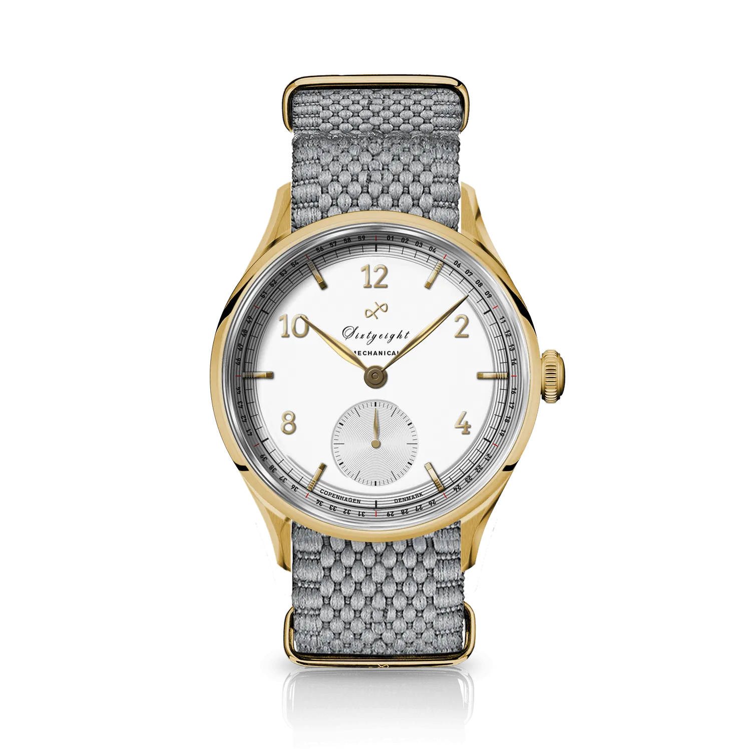1968 Mechanical, Gold / White