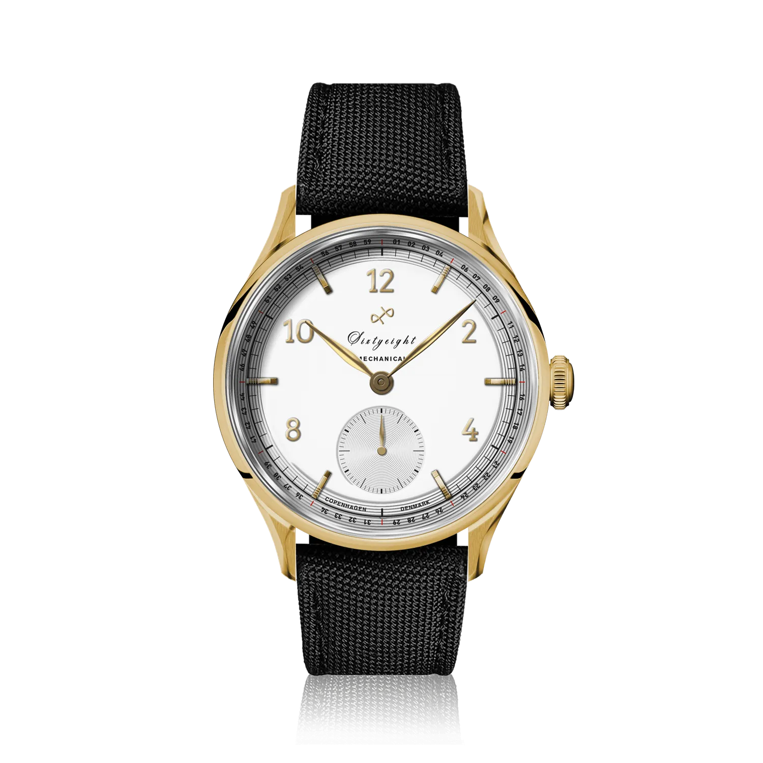 1968 Mechanical, Gold / White