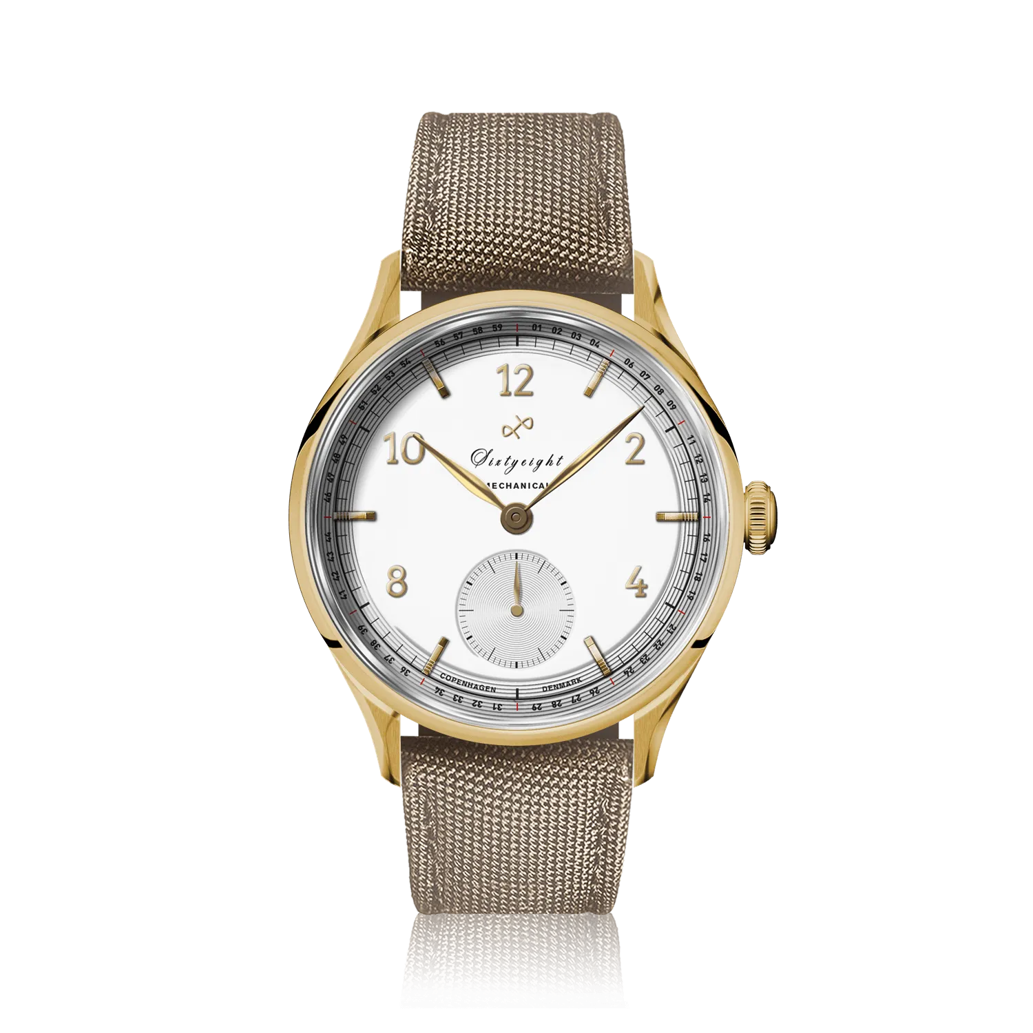 1968 Mechanical, Gold / White