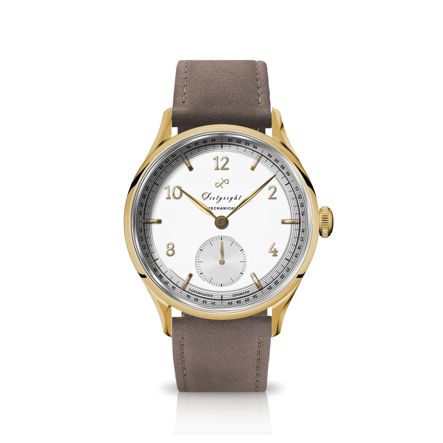 1968 Mechanical, Gold / White