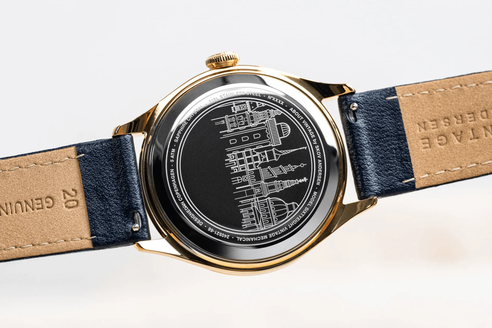 1968 Mechanical, Gold / White