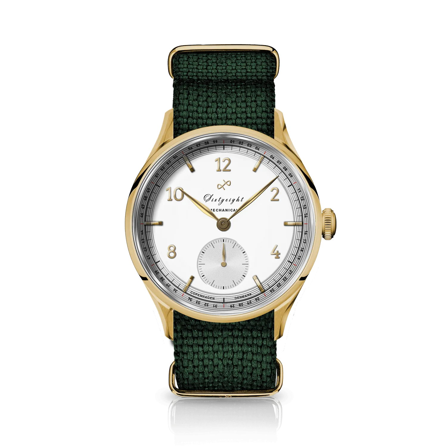 1968 Mechanical, Gold / White