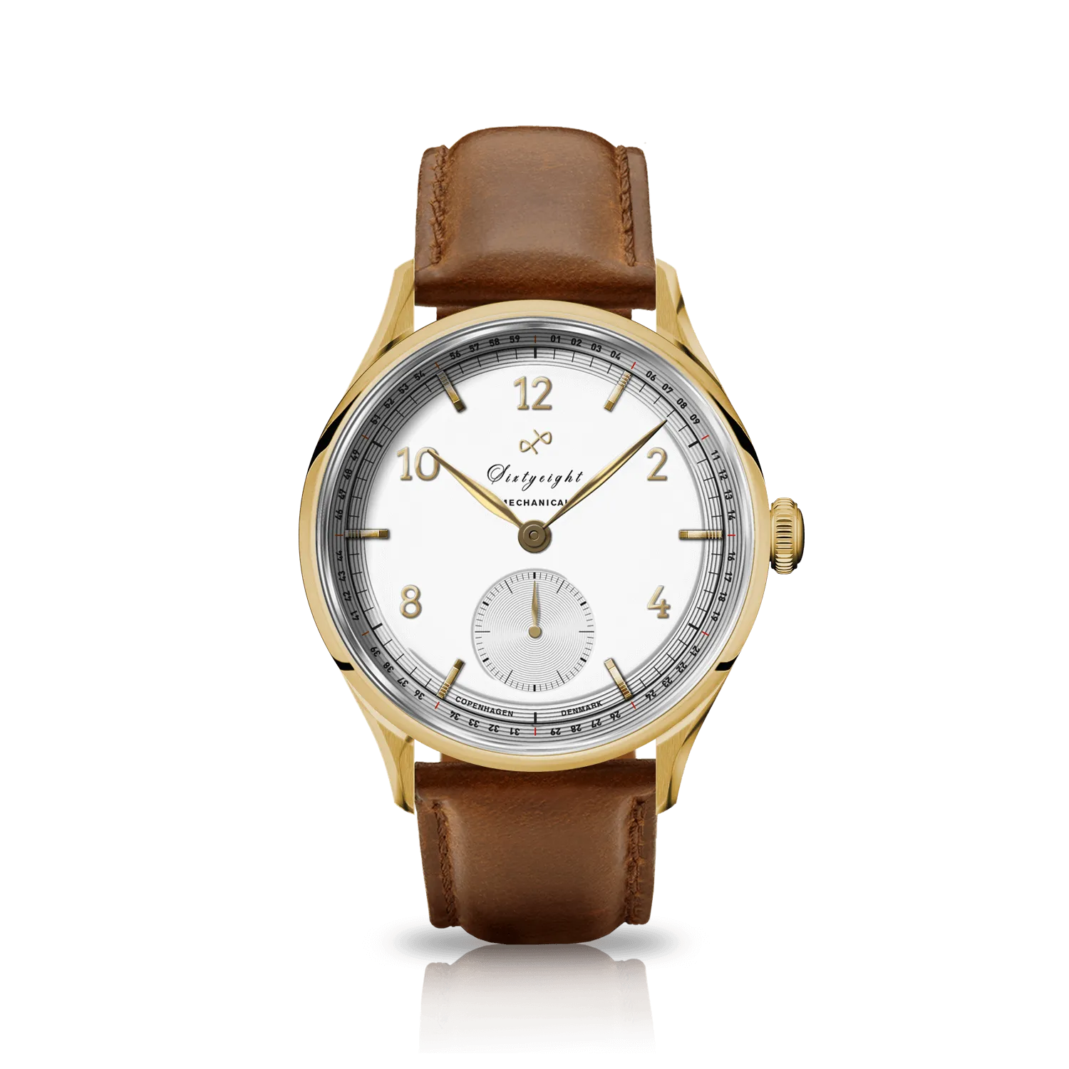 1968 Mechanical, Gold / White