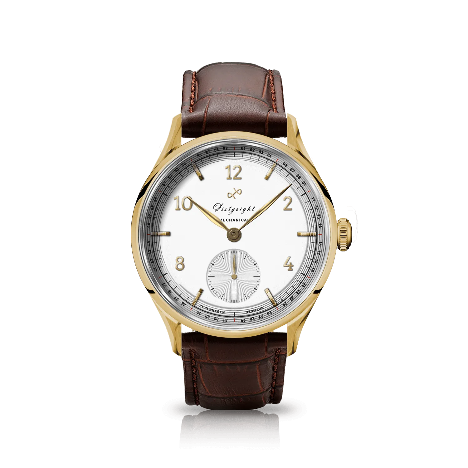 1968 Mechanical, Gold / White