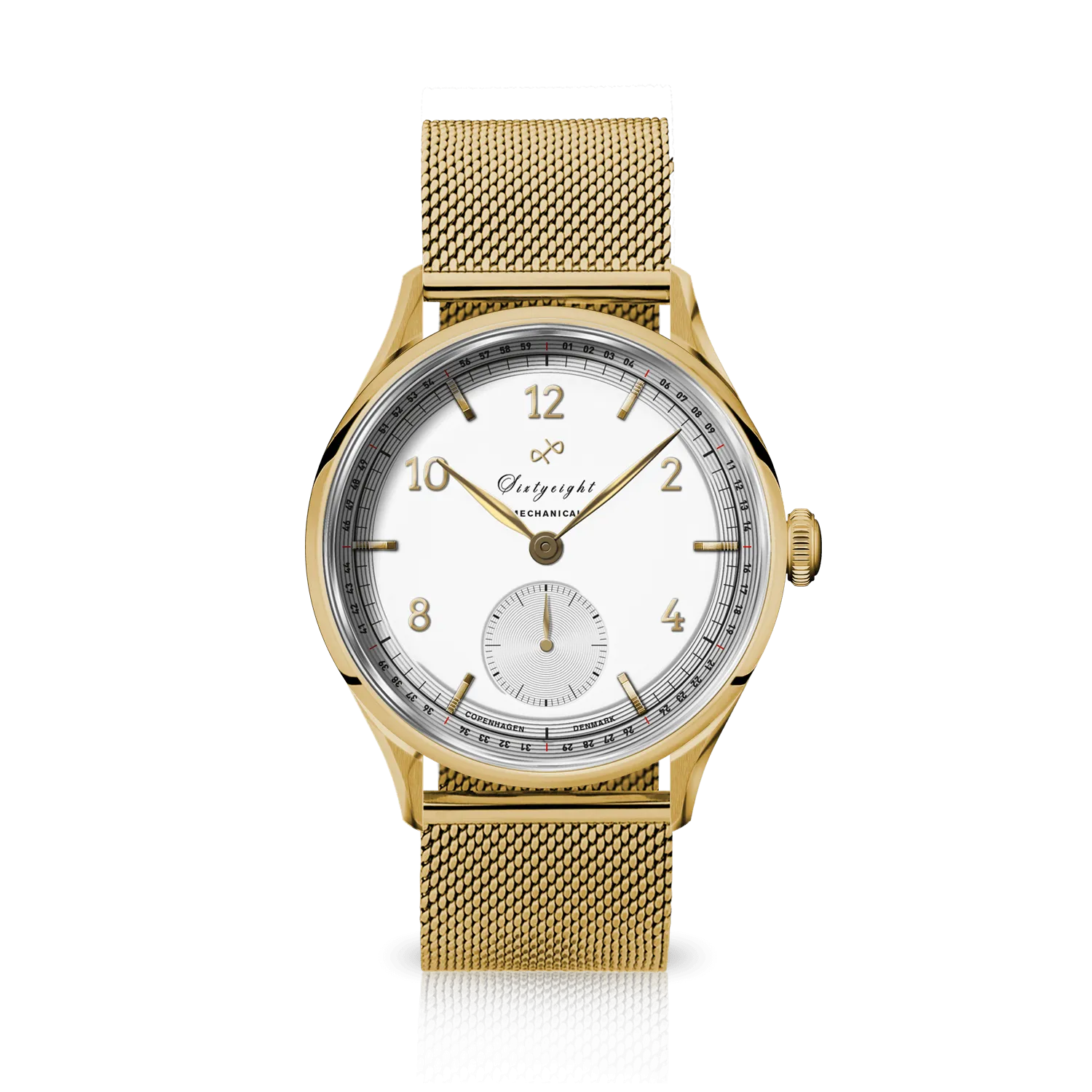 1968 Mechanical, Gold / White