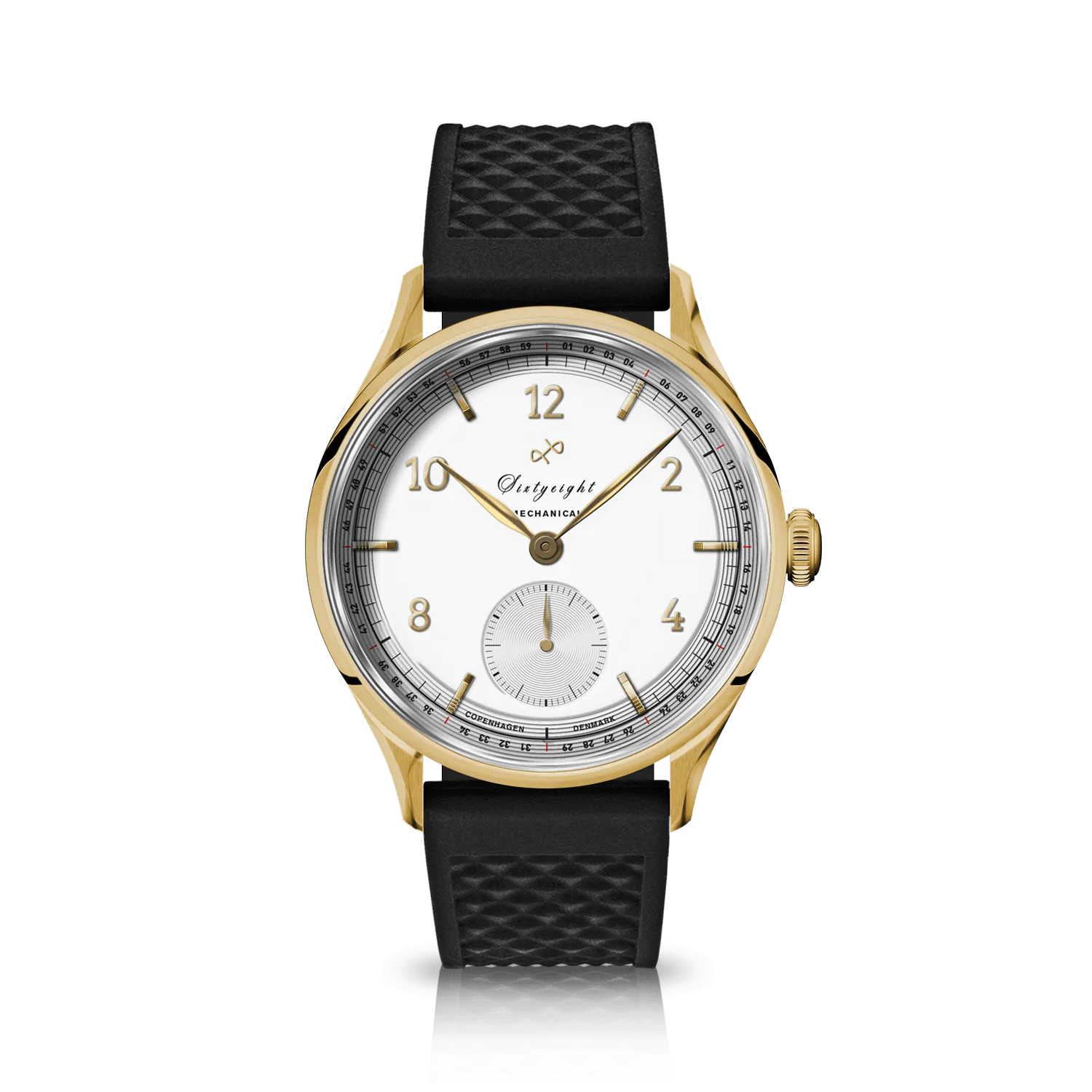 1968 Mechanical, Gold / White