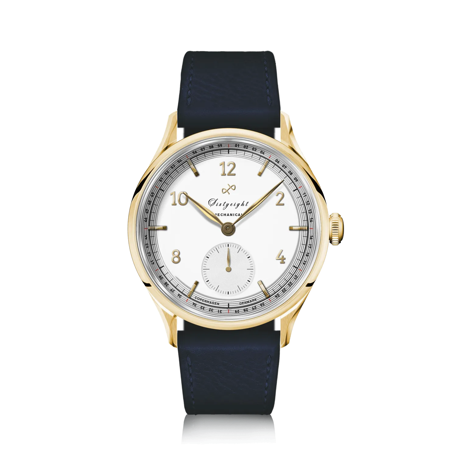 1968 Mechanical, Gold / White