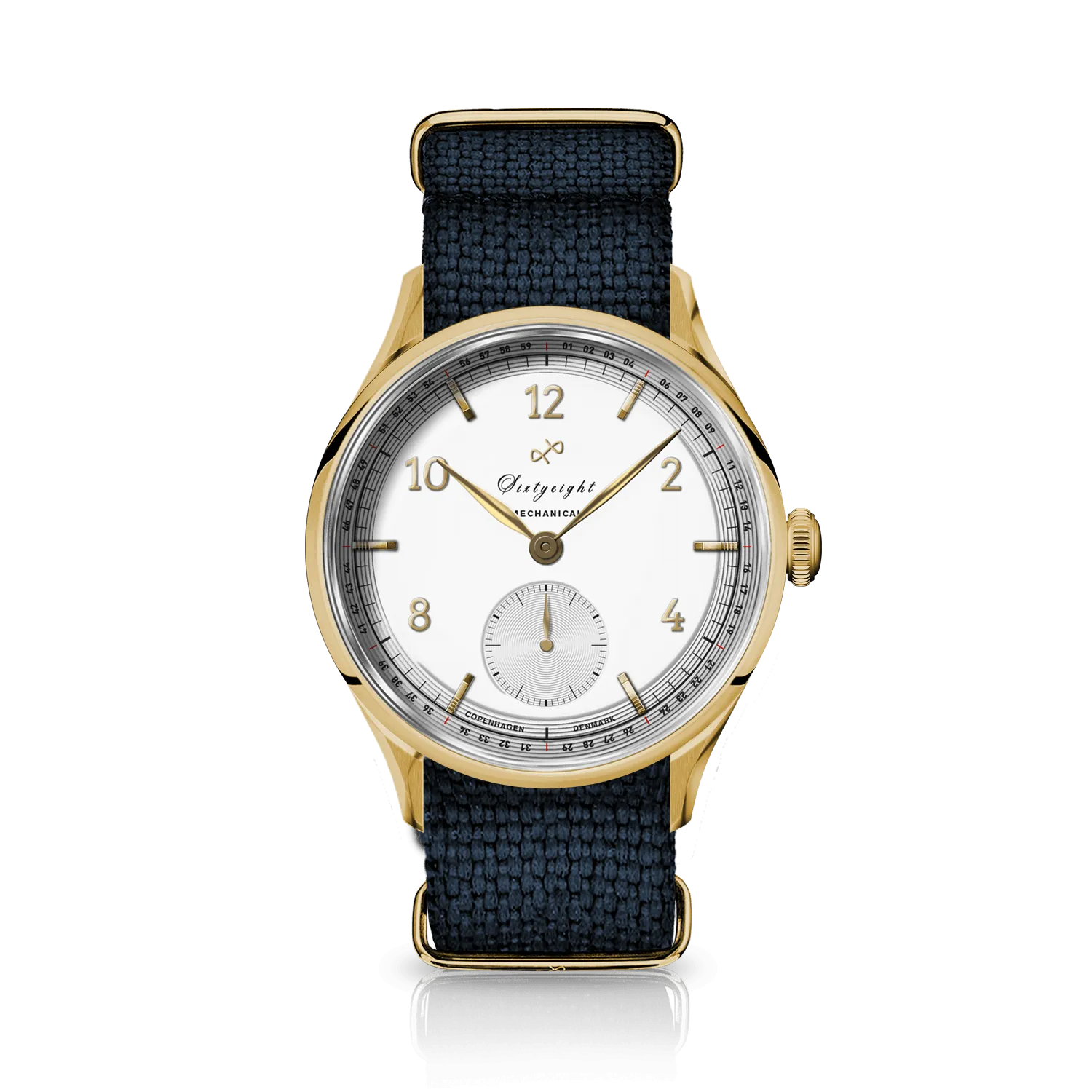 1968 Mechanical, Gold / White