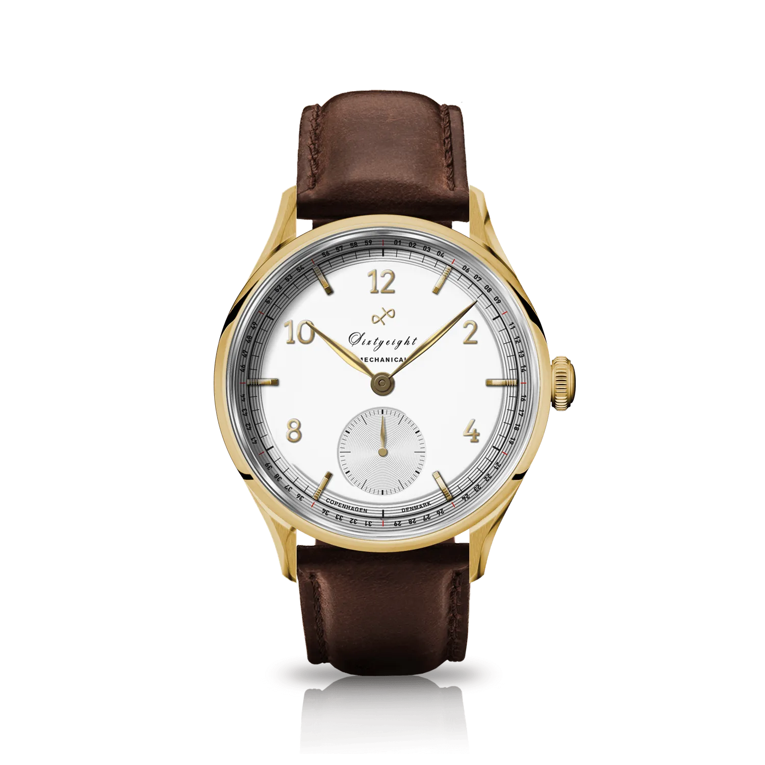 1968 Mechanical, Gold / White