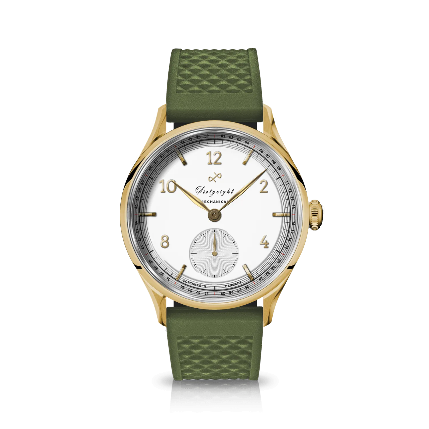 1968 Mechanical, Gold / White