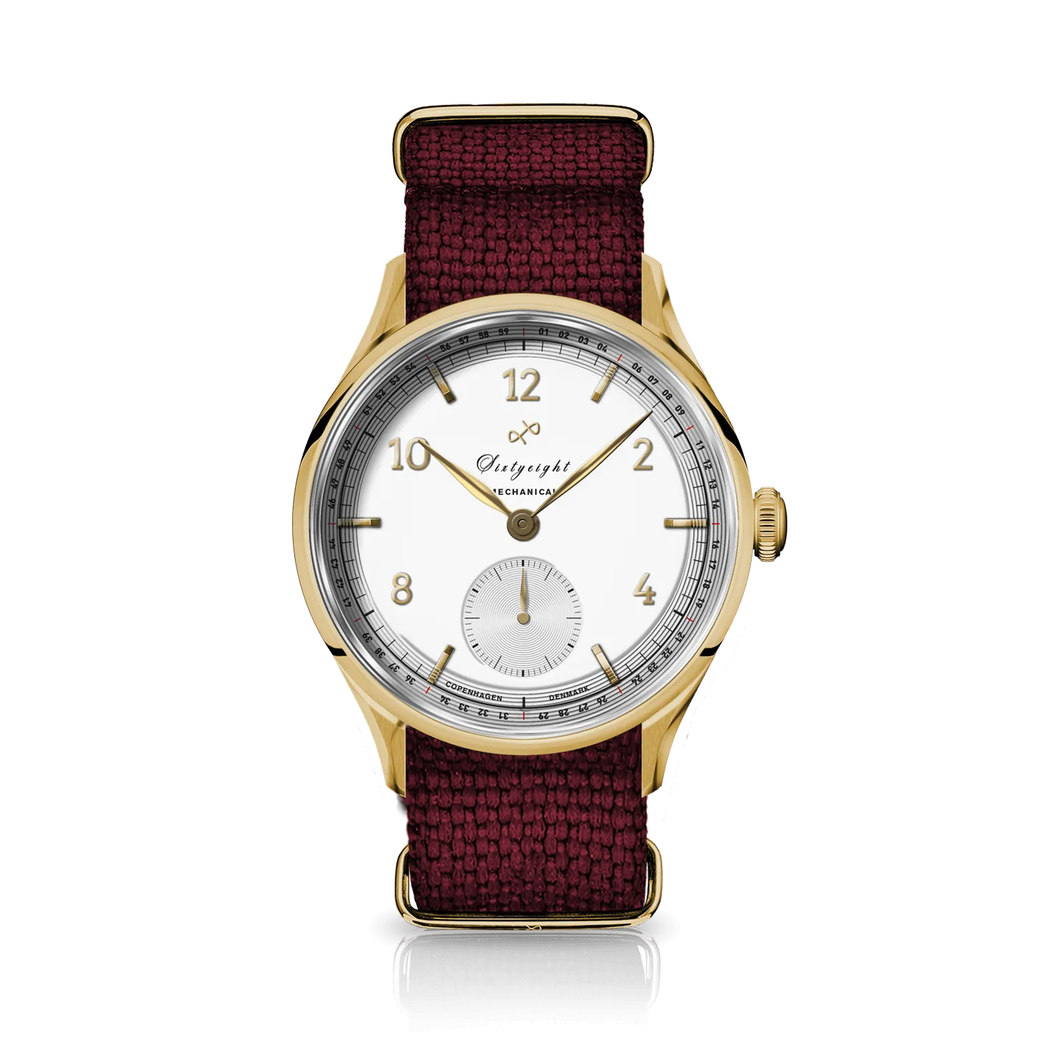 1968 Mechanical, Gold / White
