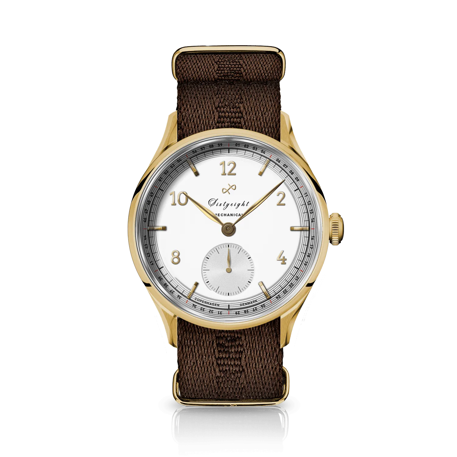 1968 Mechanical, Gold / White