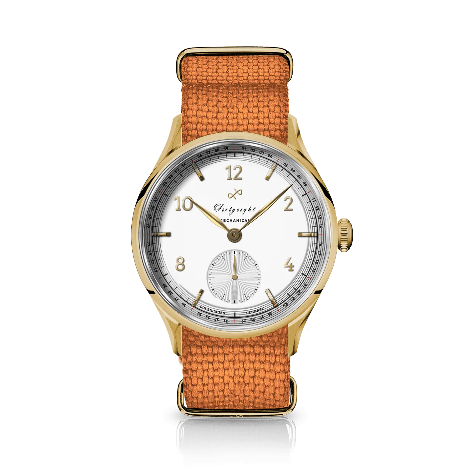 1968 Mechanical, Gold / White