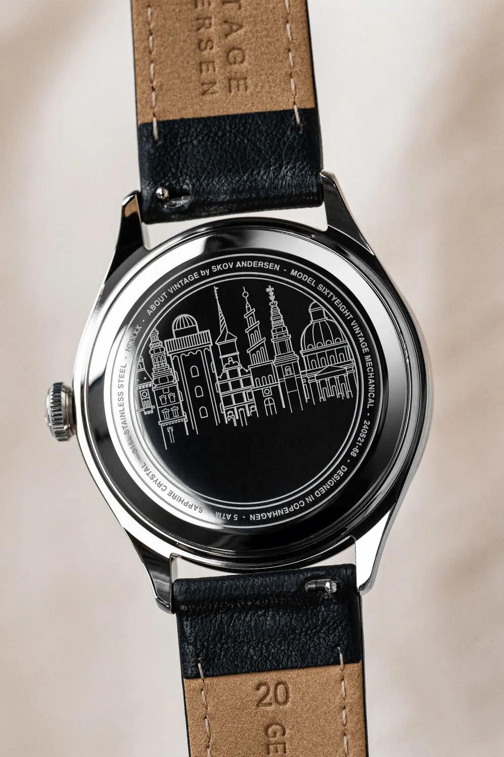 1968 Mechanical, Steel / White & Rose Gold