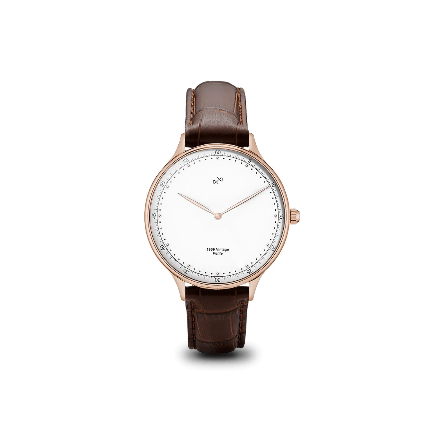 1969 Petite, Rose Gold / White