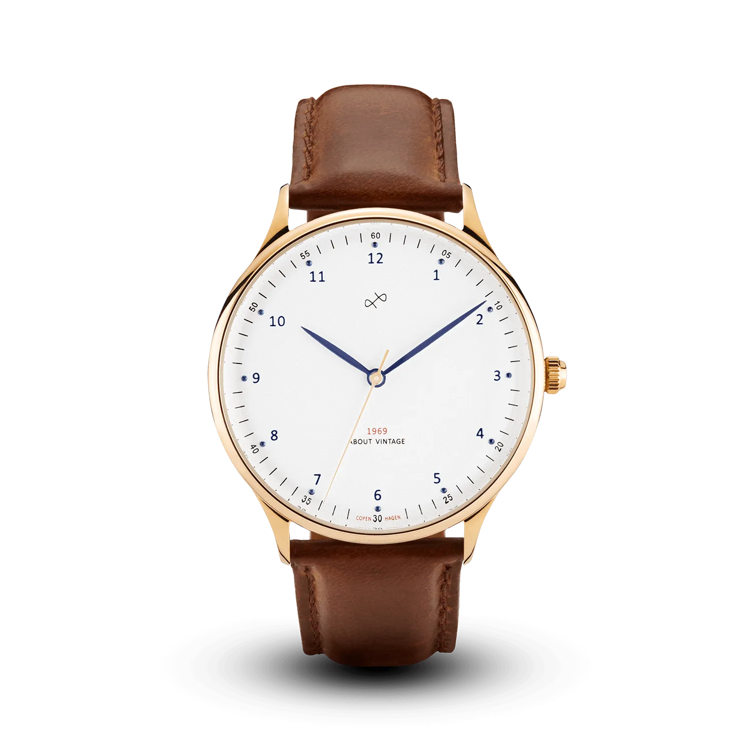 1969 Vintage, Gold / White – 39mm