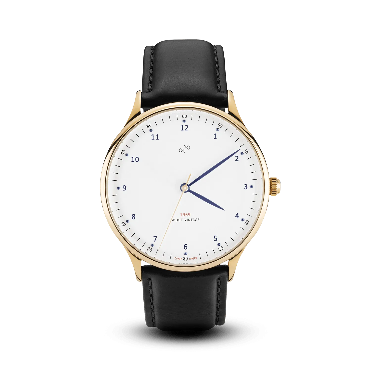 1969 Vintage, Gold / White – 39mm