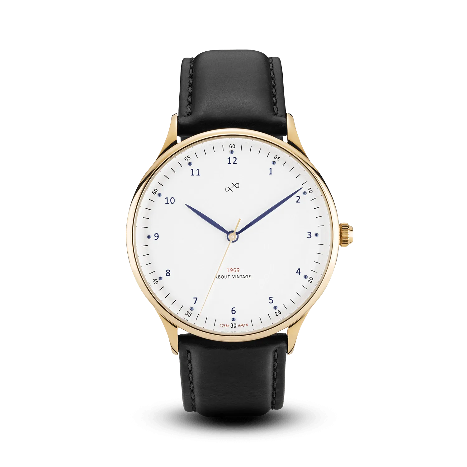 1969 Vintage, Gold / White – 39mm