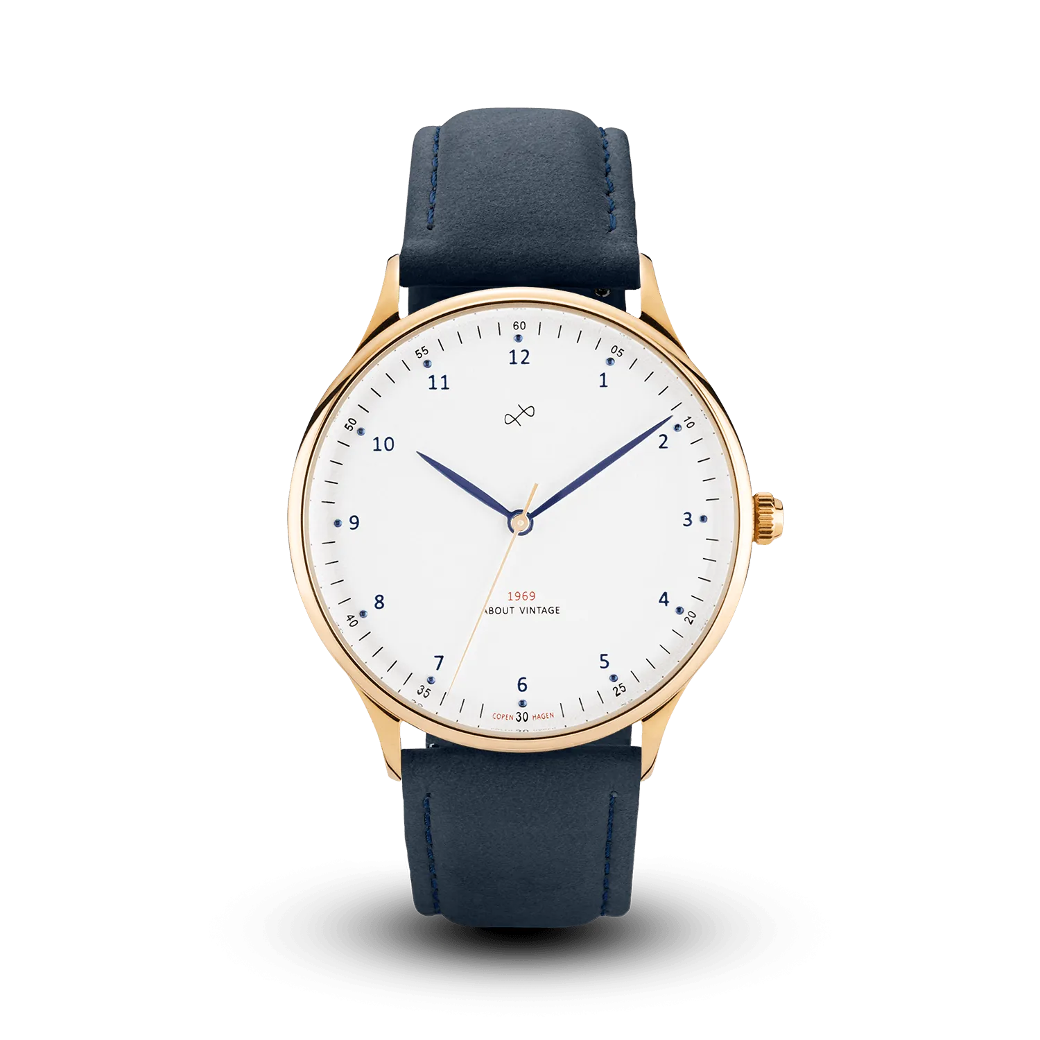 1969 Vintage, Gold / White – 39mm