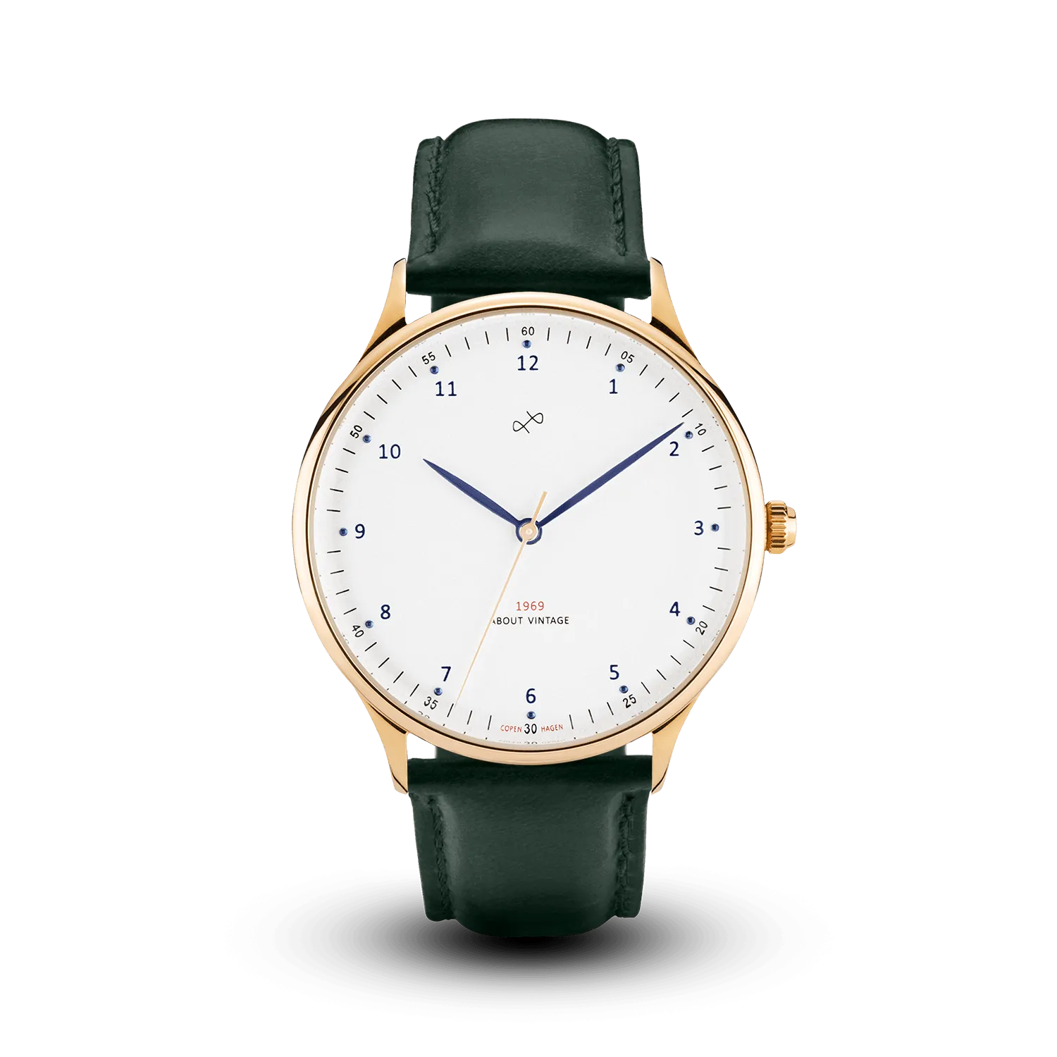 1969 Vintage, Gold / White – 39mm