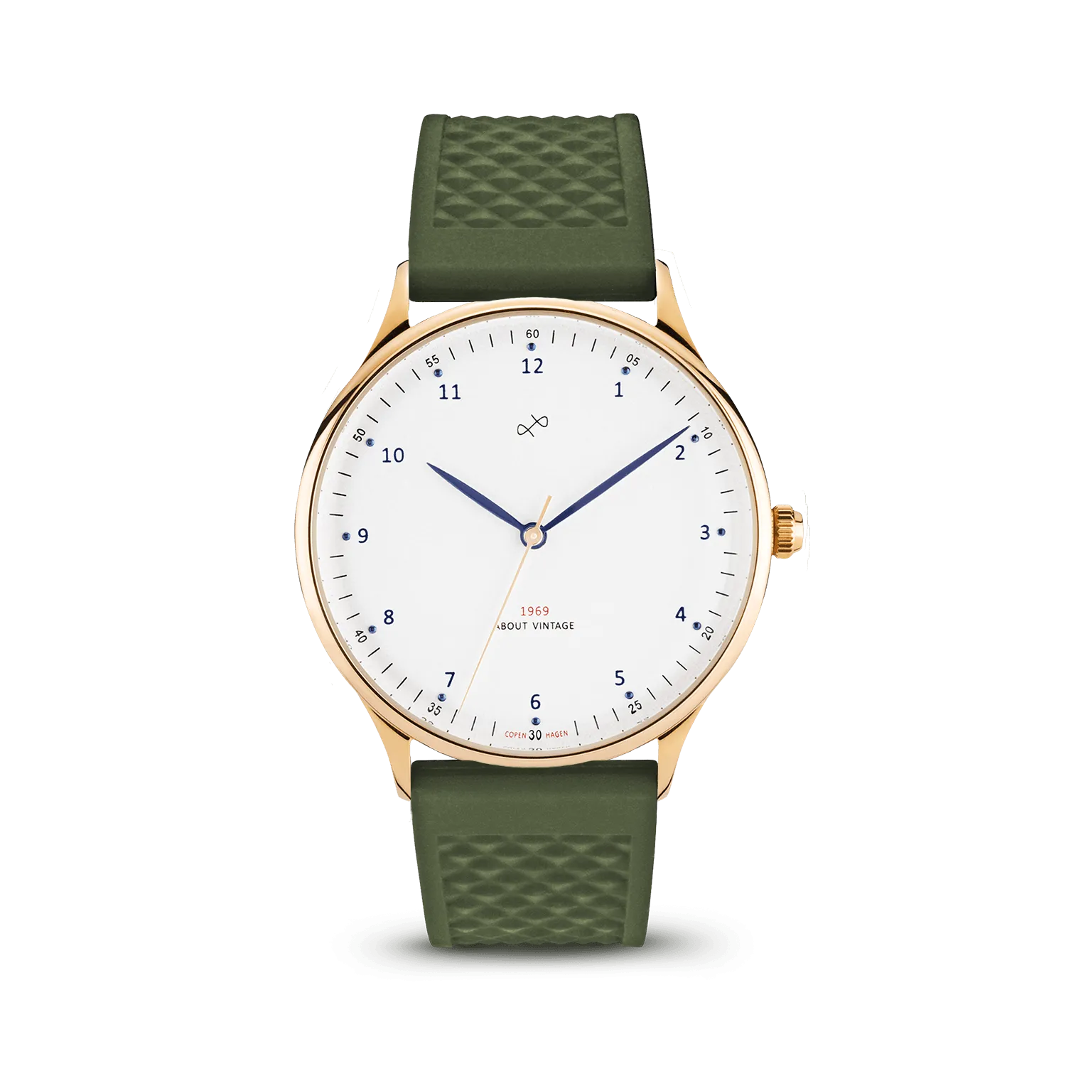 1969 Vintage, Gold / White – 39mm