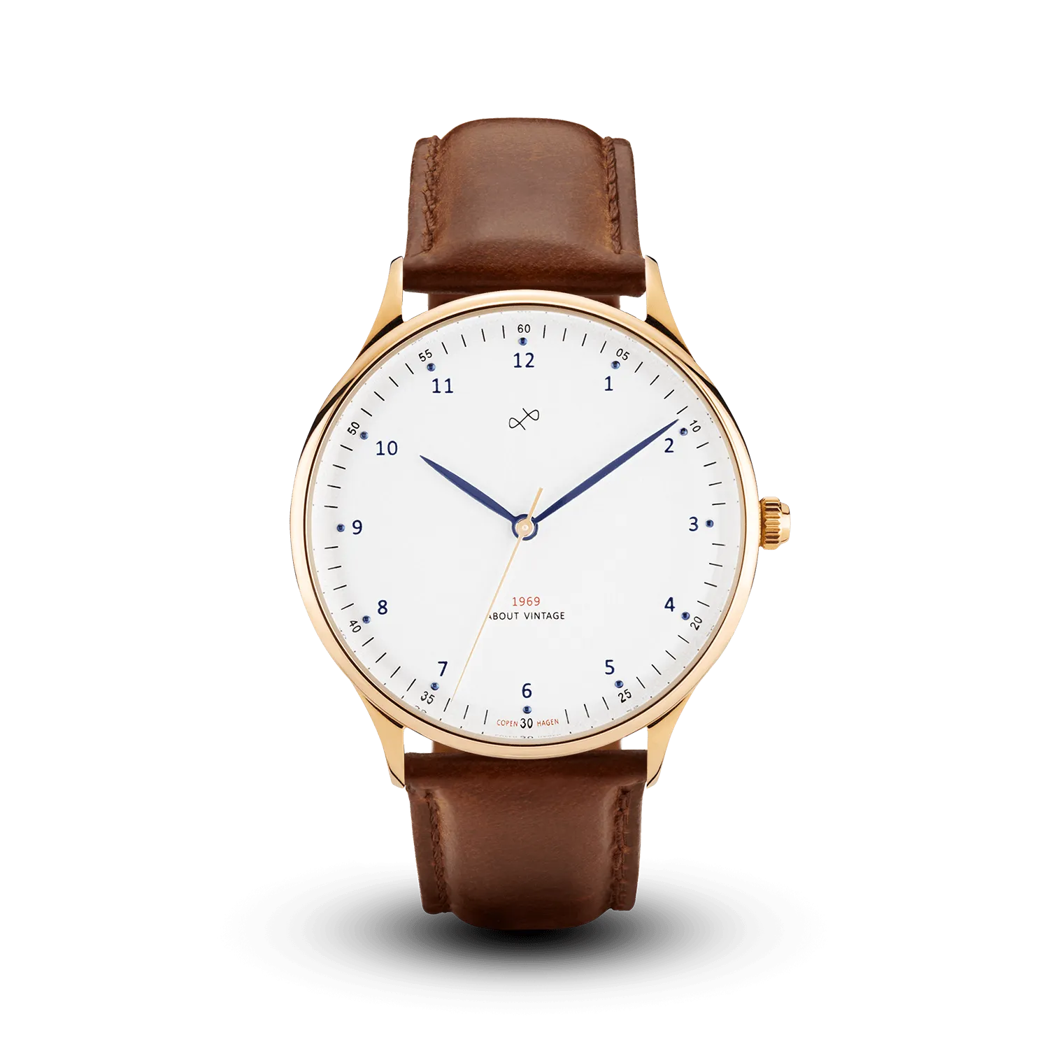 1969 Vintage, Gold / White – 39mm