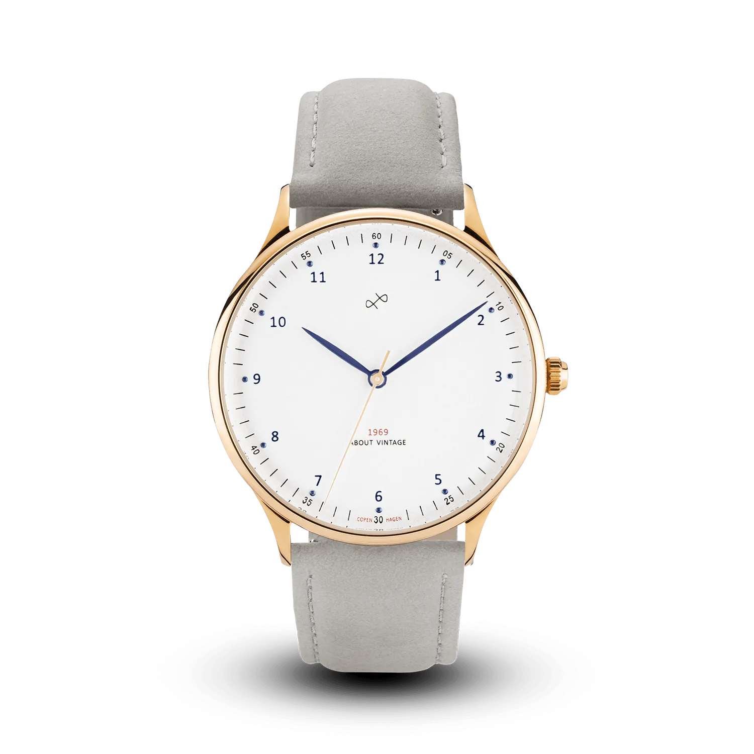 1969 Vintage, Gold / White – 39mm