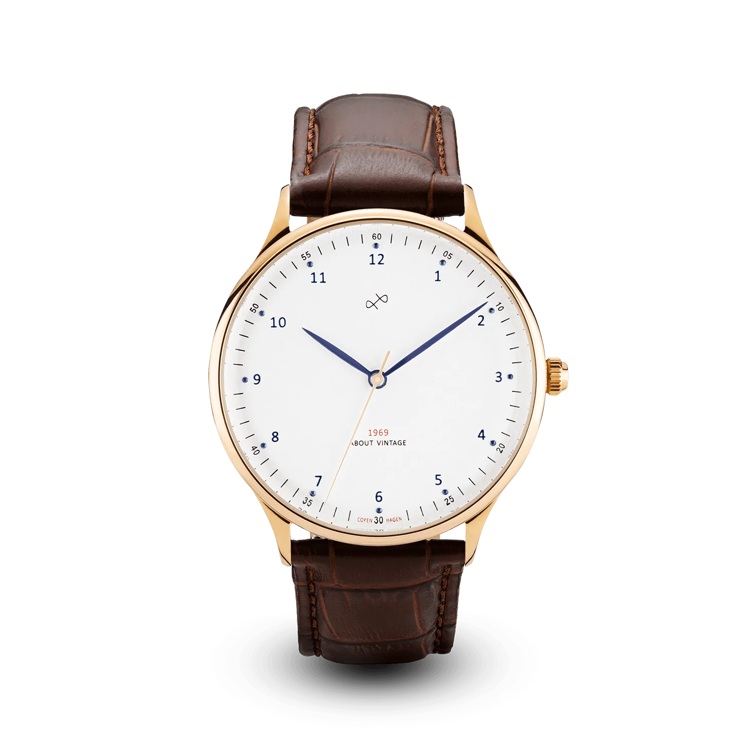 1969 Vintage, Gold / White – 39mm