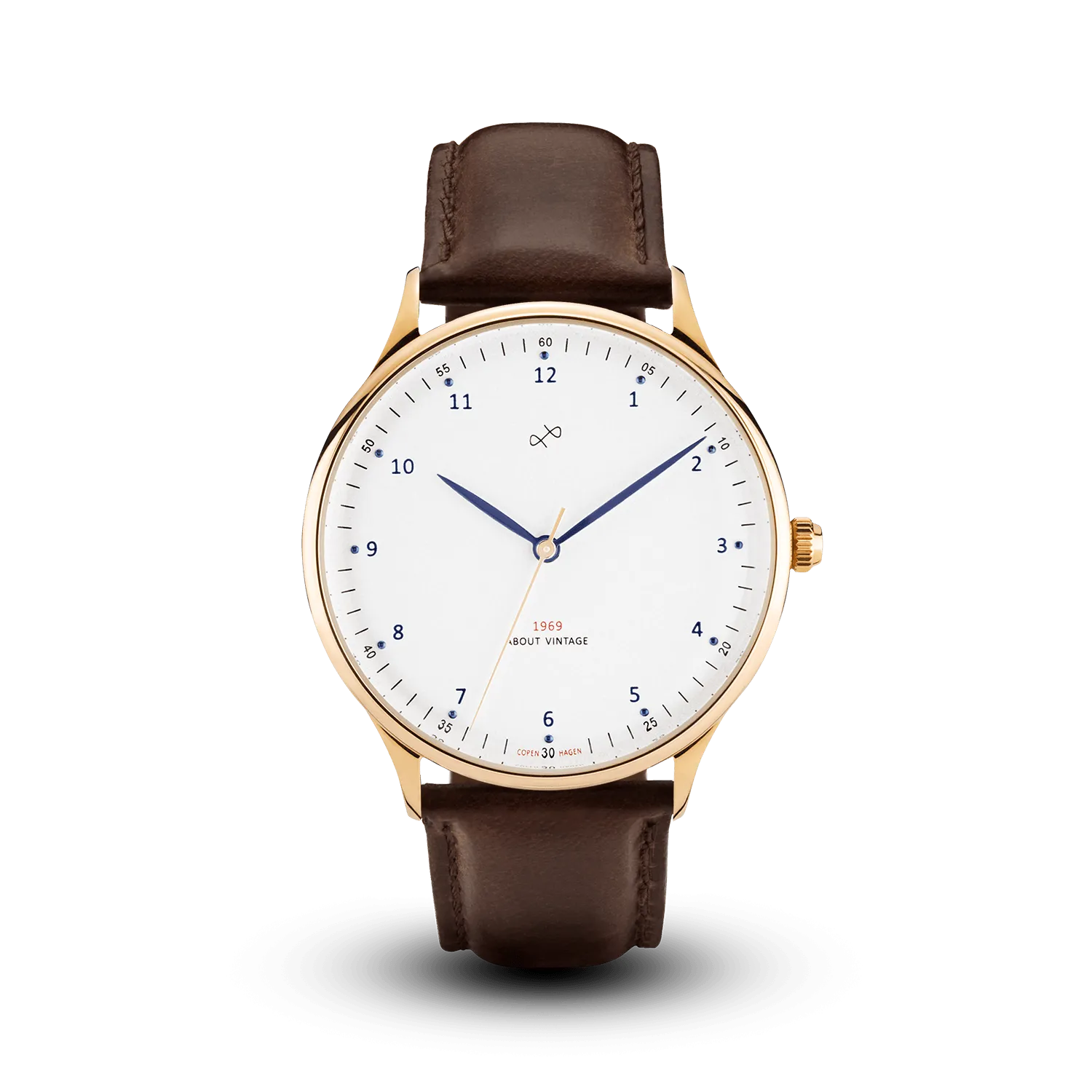 1969 Vintage, Gold / White – 39mm