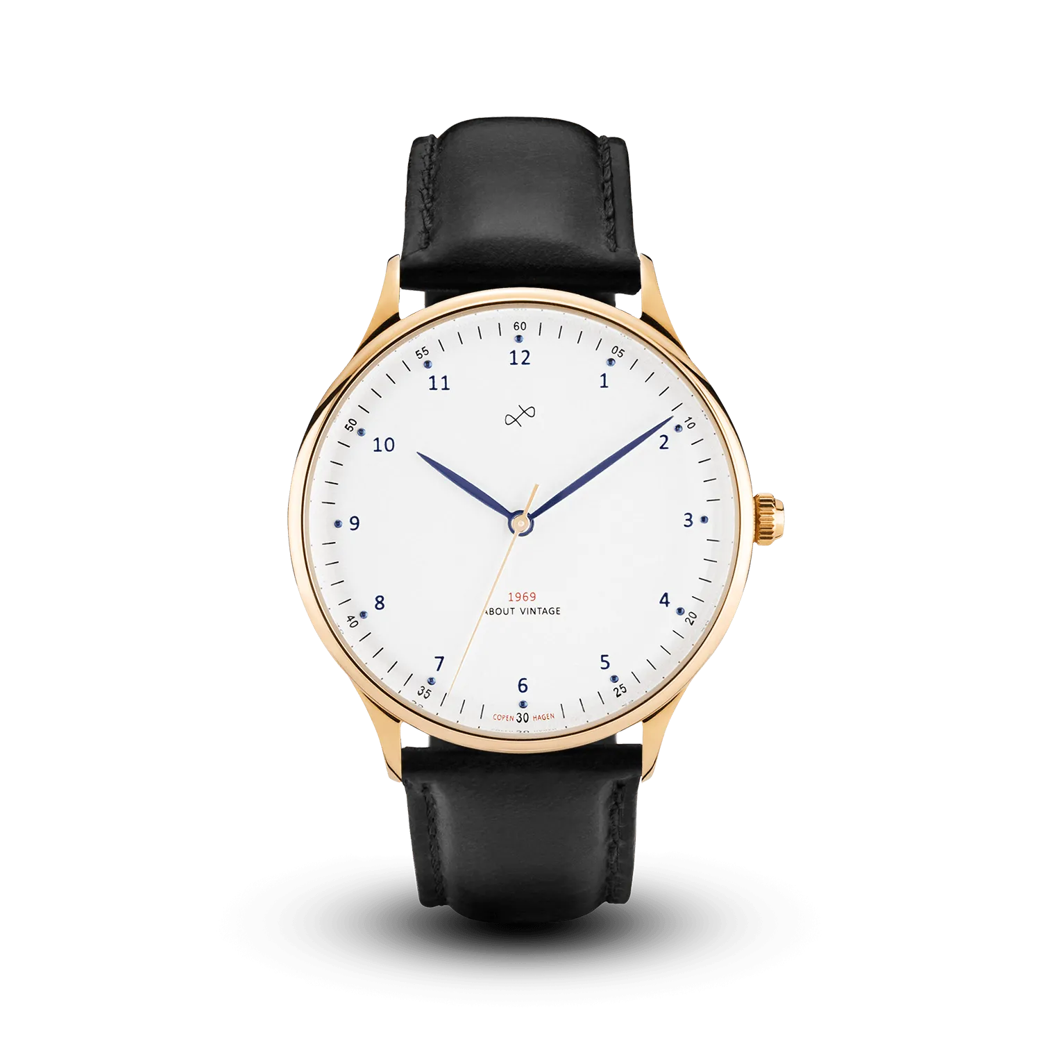 1969 Vintage, Gold / White – 39mm