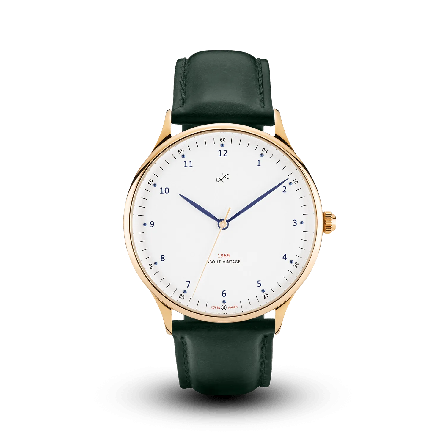 1969 Vintage, Gold / White – 39mm