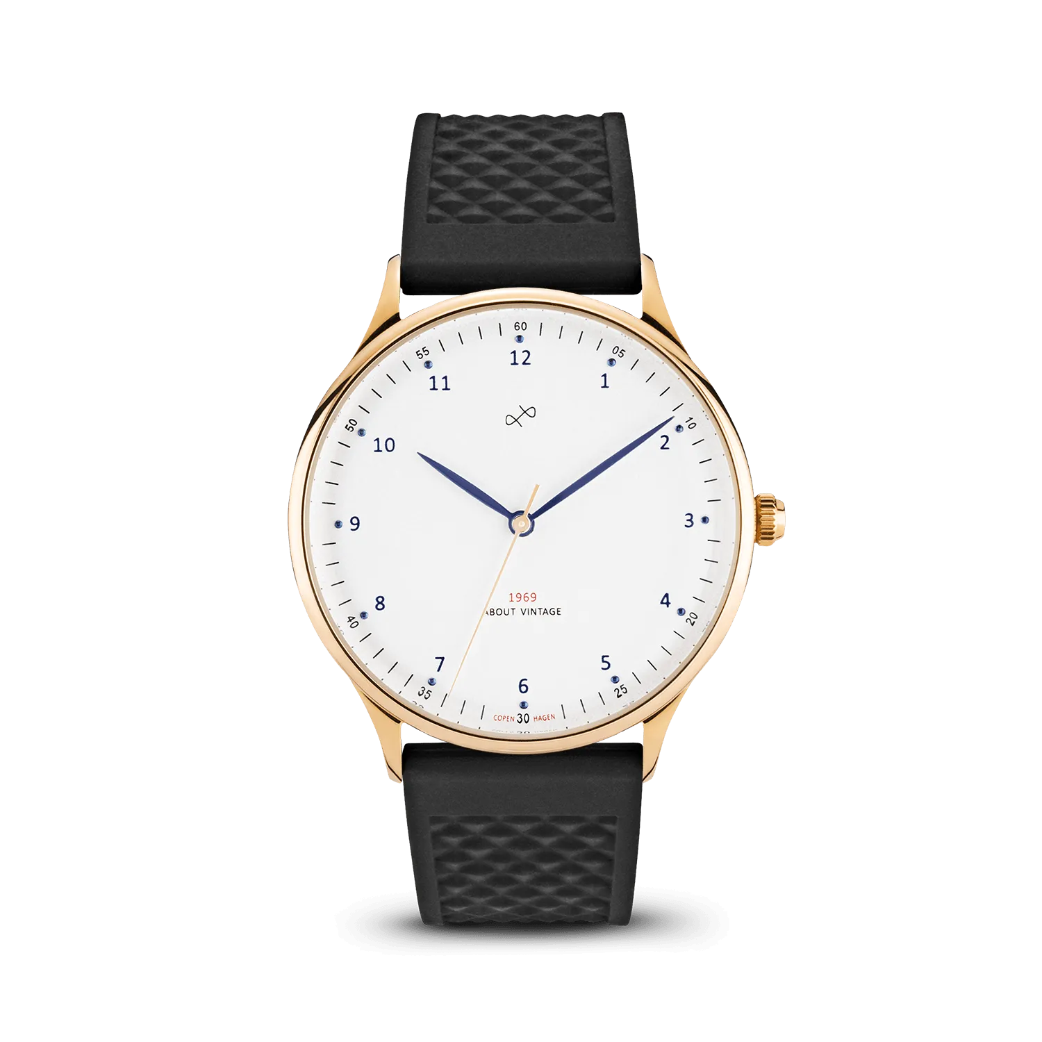 1969 Vintage, Gold / White – 39mm