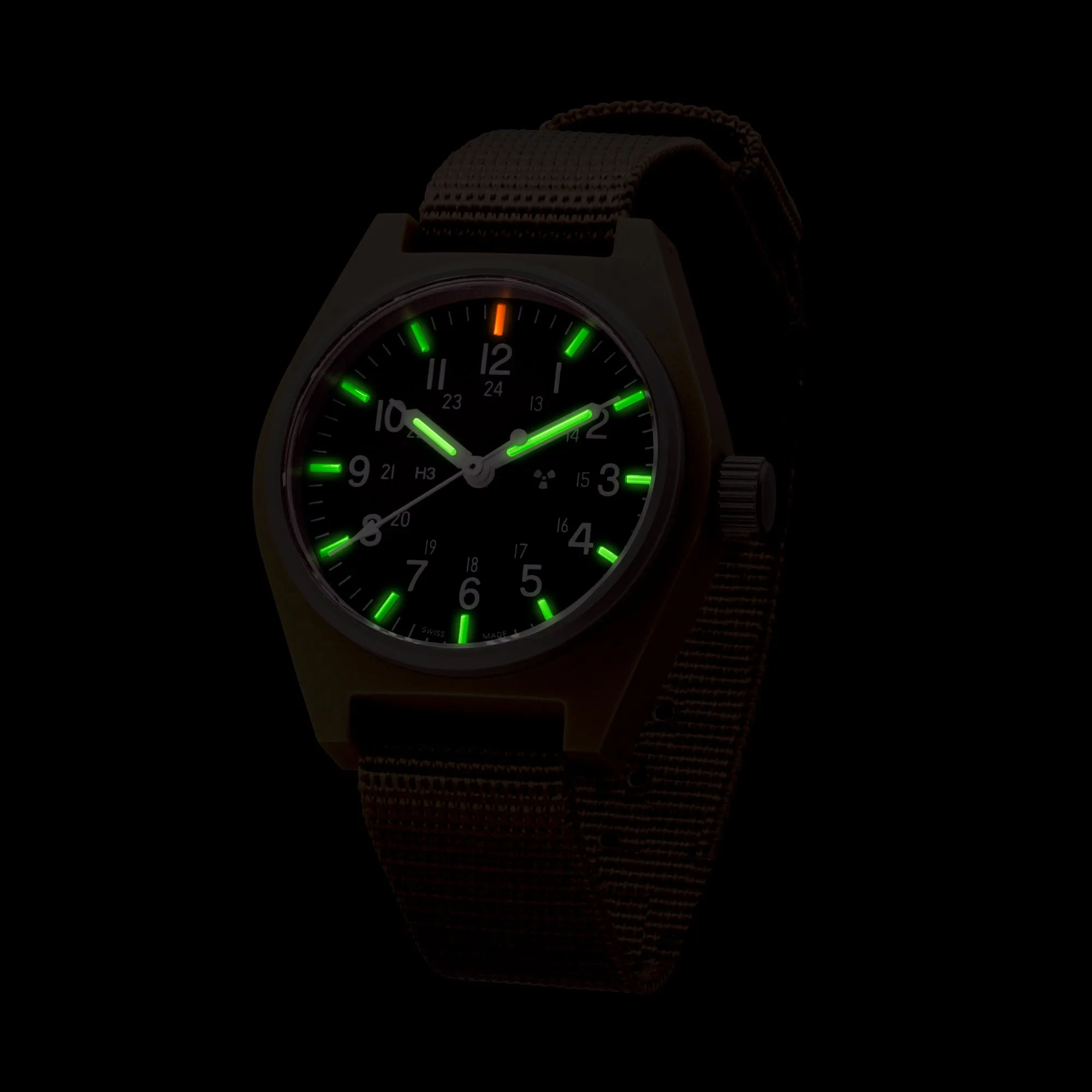 34mm Desert Tan General Purpose Quartz (GPQ)