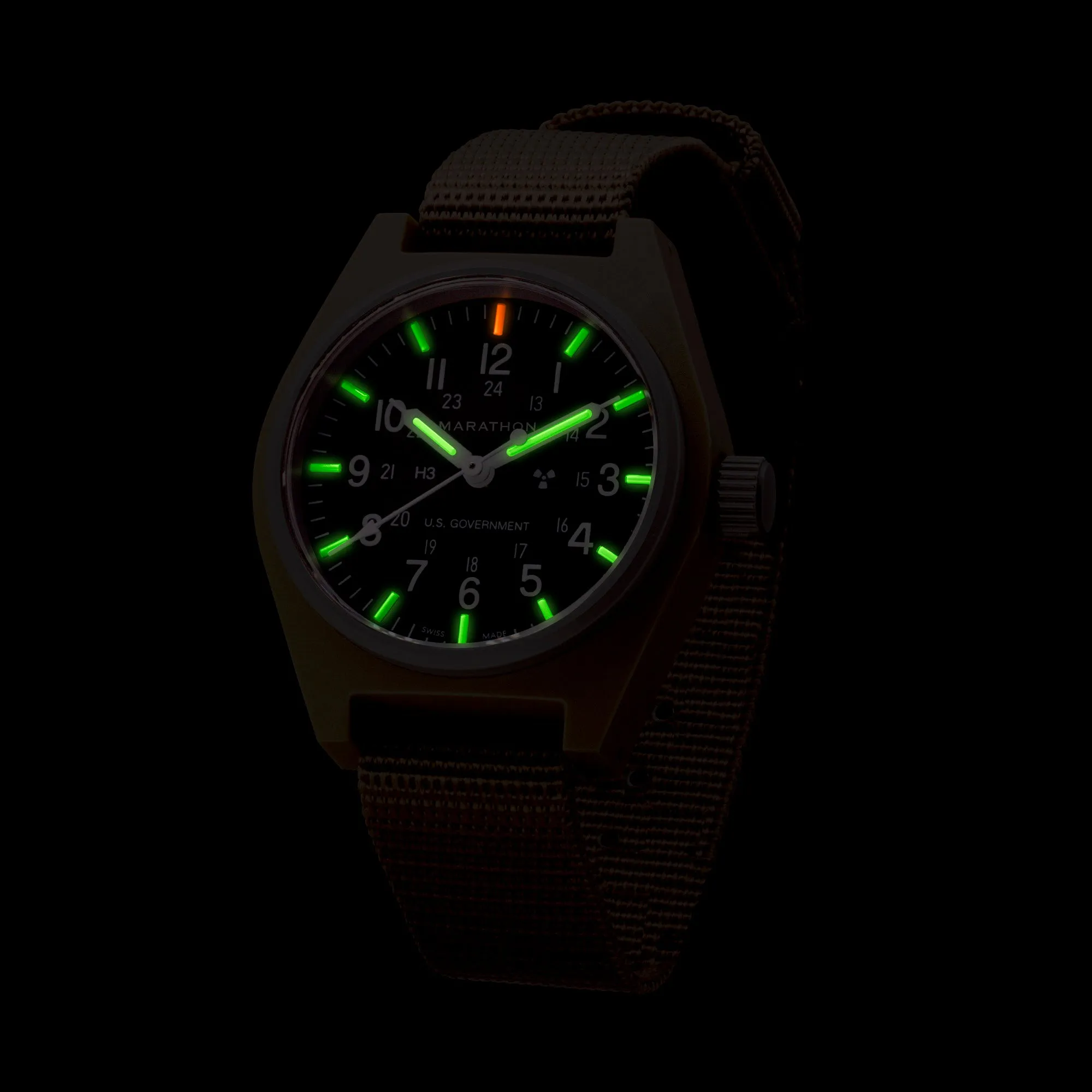 34mm Desert Tan General Purpose Quartz (GPQ)