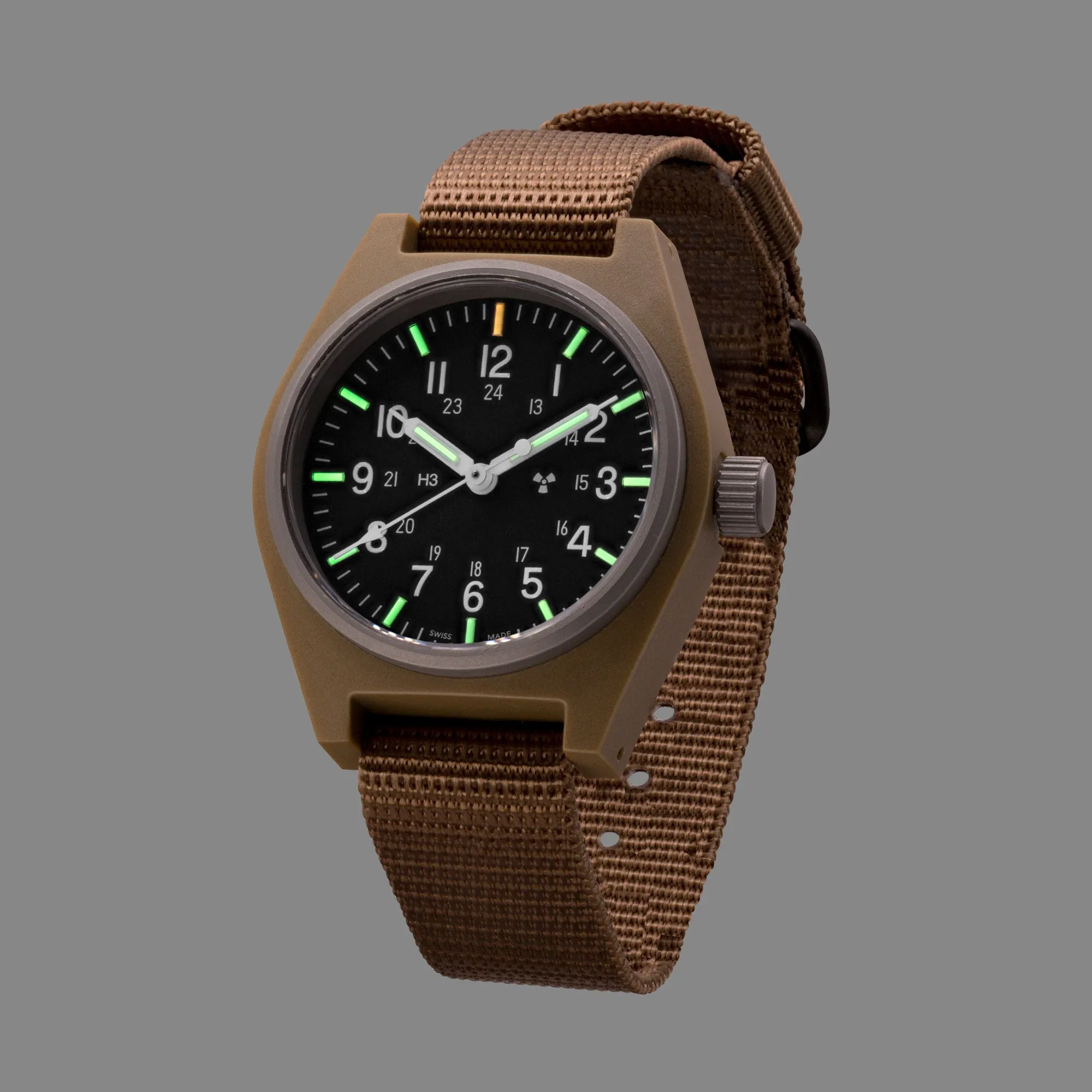 34mm Desert Tan General Purpose Quartz (GPQ)