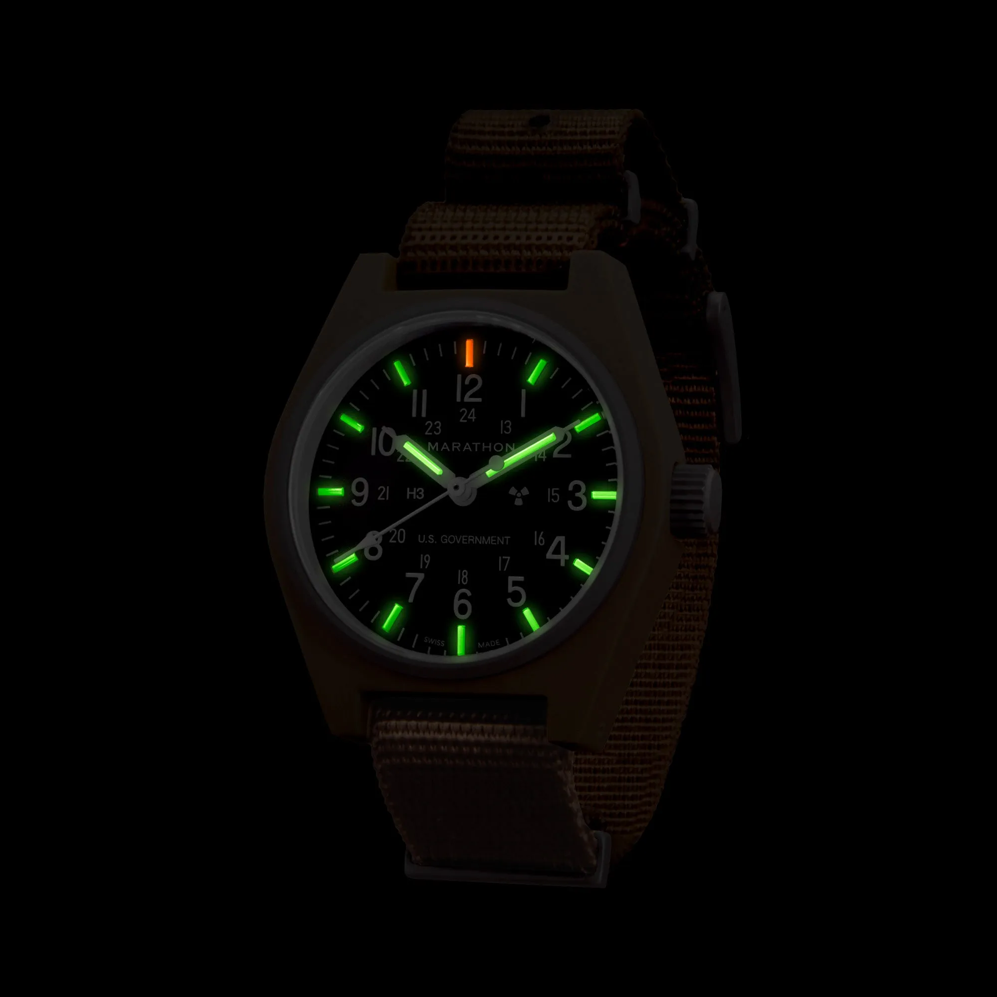 34mm Desert Tan General Purpose Quartz (GPQ)