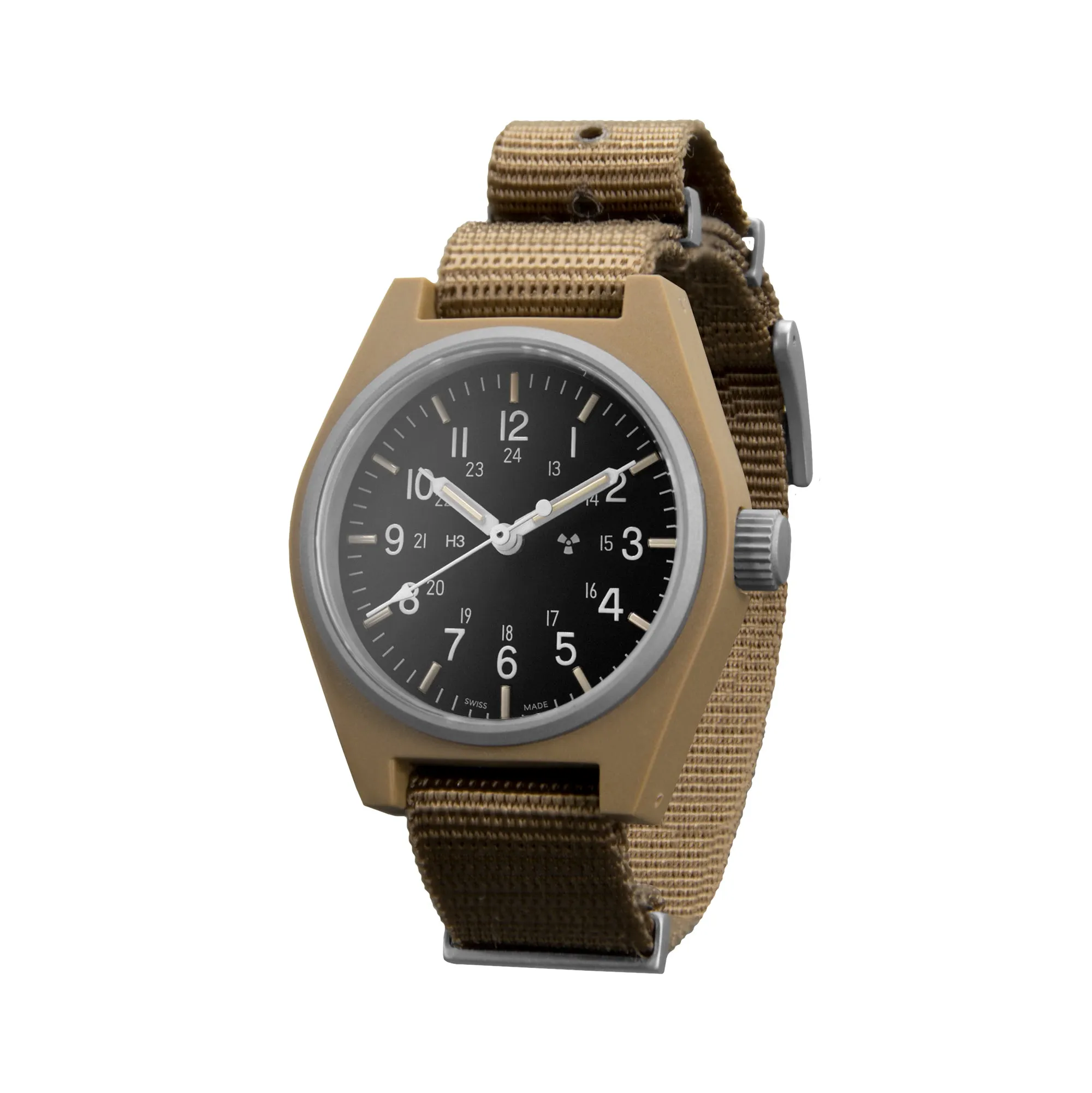 34mm Desert Tan General Purpose Quartz (GPQ)