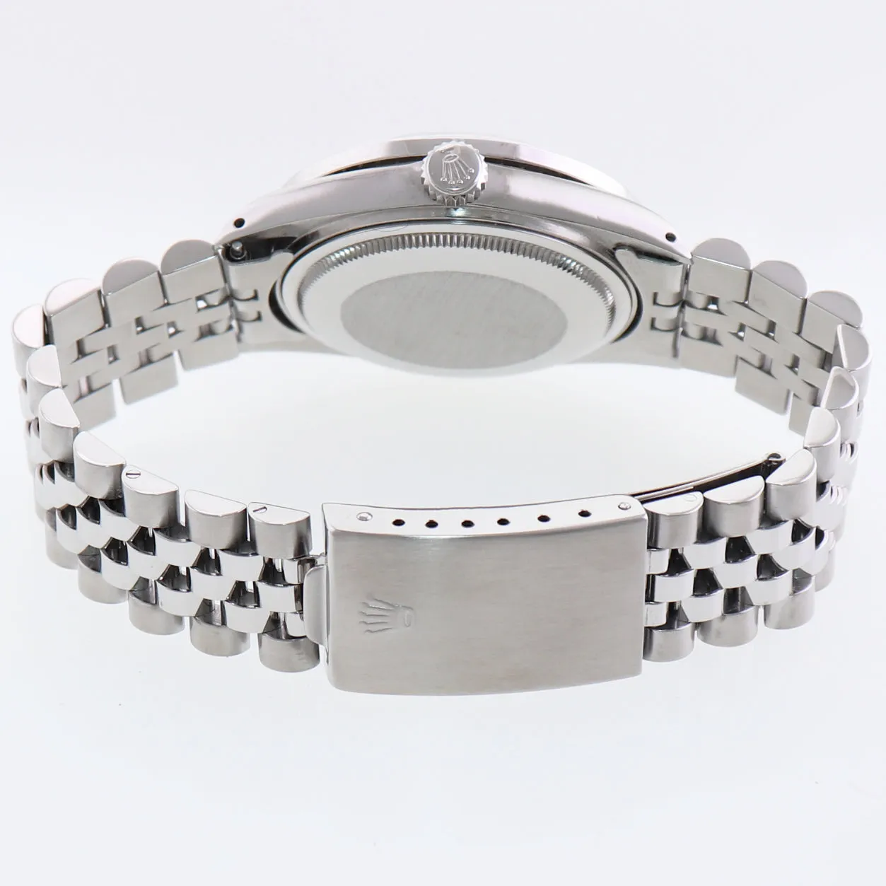 DIAMOND Bezel Rolex DateJust 36mm Mother of Pearl 16030 Steel Watch Box