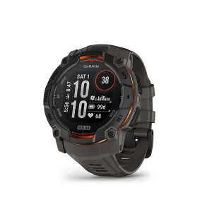 Garmin Instinct 3 50mm Solar Watch Watch Color: Black Wristband: Charcoal - Silicone
